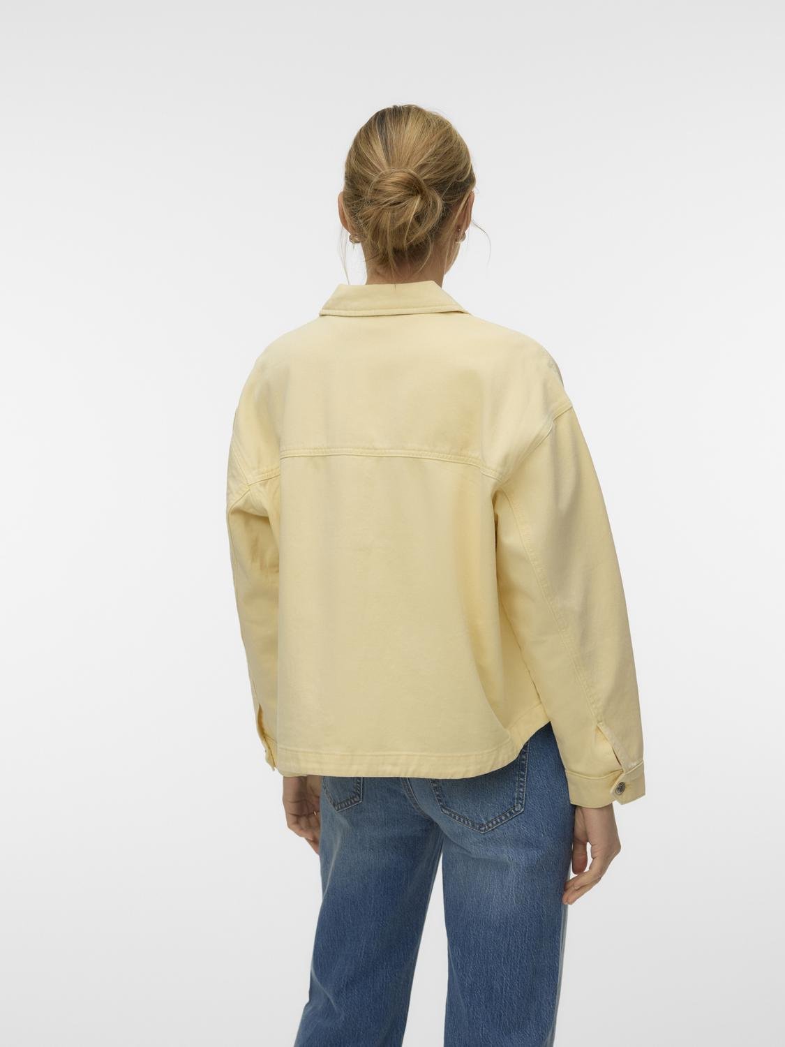 VMJAMIE Denim Jacket - Mellow Yellow - VERO MODA & VILA Bergvik
