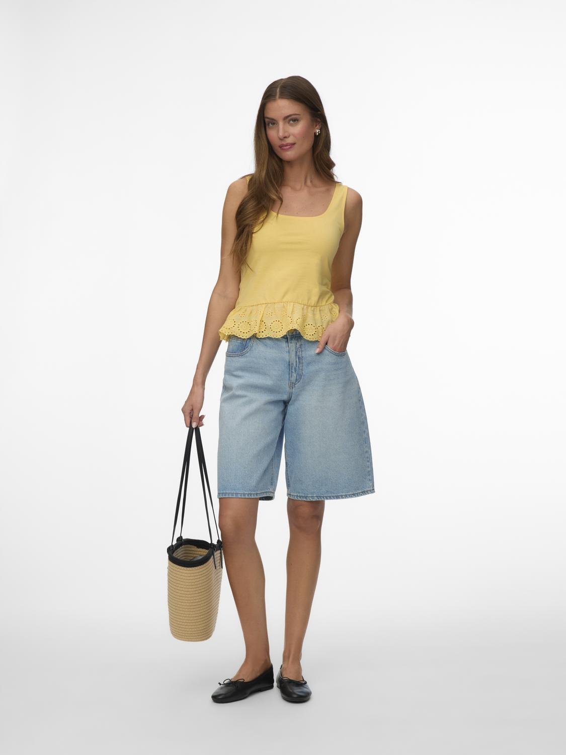 VMJANNI Top - Golden Haze - VERO MODA & VILA Bergvik