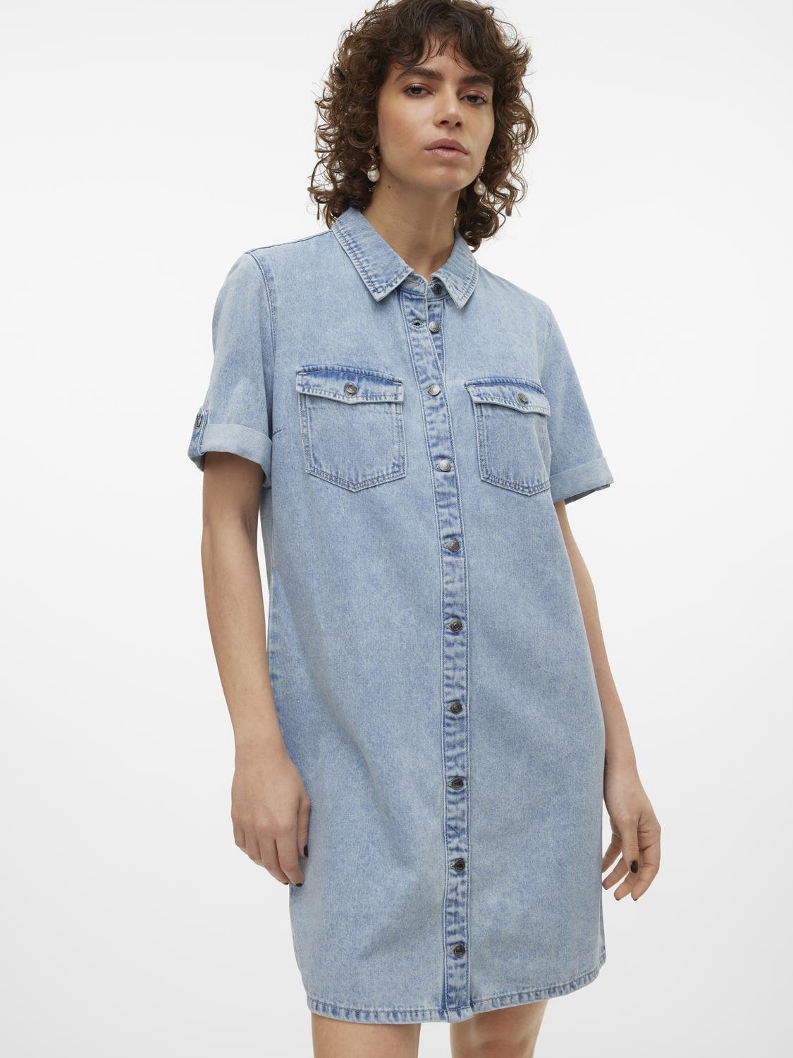 VMJENNIE Dress - Light Blue Denim - VERO MODA & VILA Bergvik