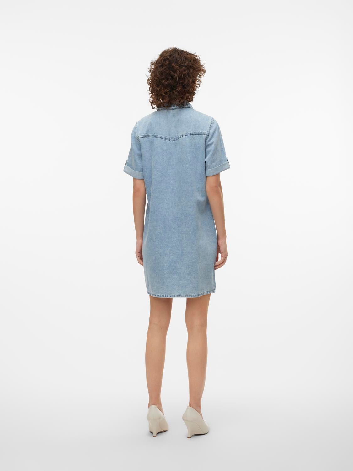 VMJENNIE Dress - Light Blue Denim - VERO MODA & VILA Bergvik