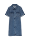 VMJENNIE Short Dress - Medium Blue Denim - VERO MODA & VILA Bergvik