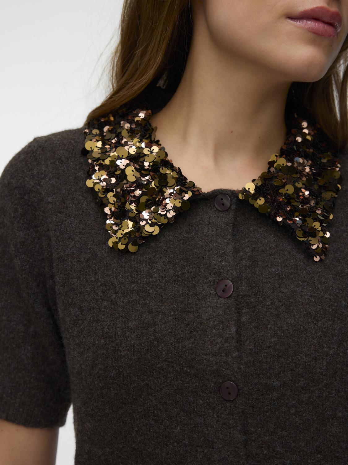 VMJONAH Knitted Cardigan - Chocolate Torte - VERO MODA & VILA Bergvik