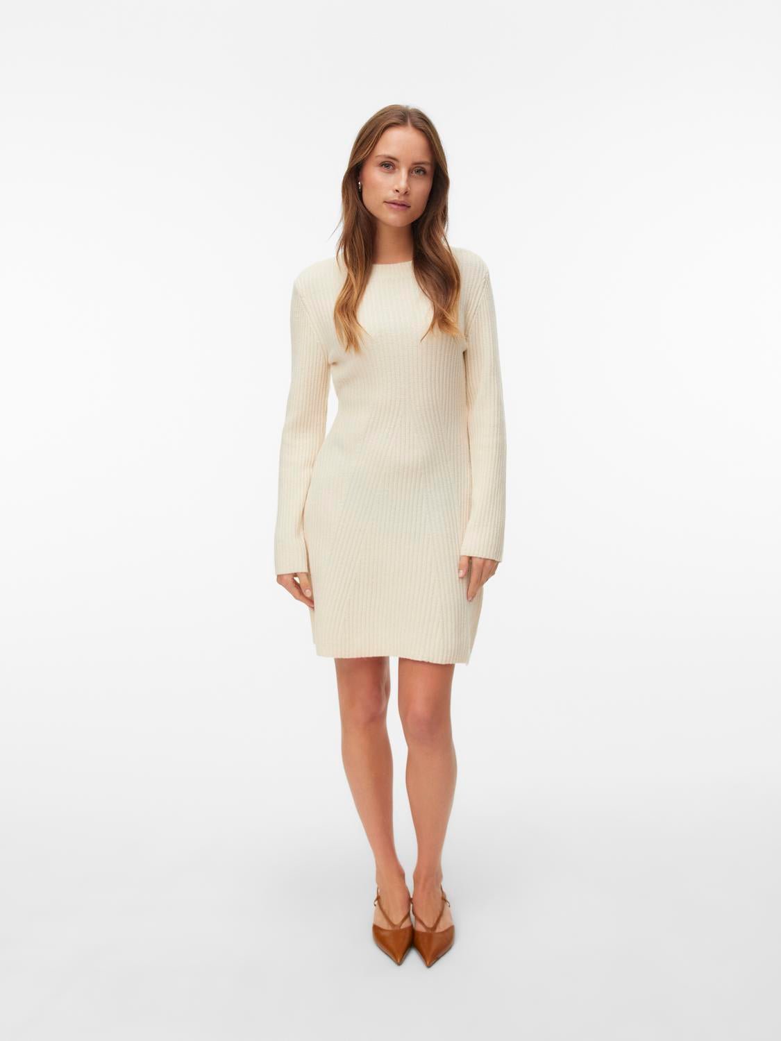 VMJOSANNA Short Dress - Birch - VERO MODA & VILA Bergvik