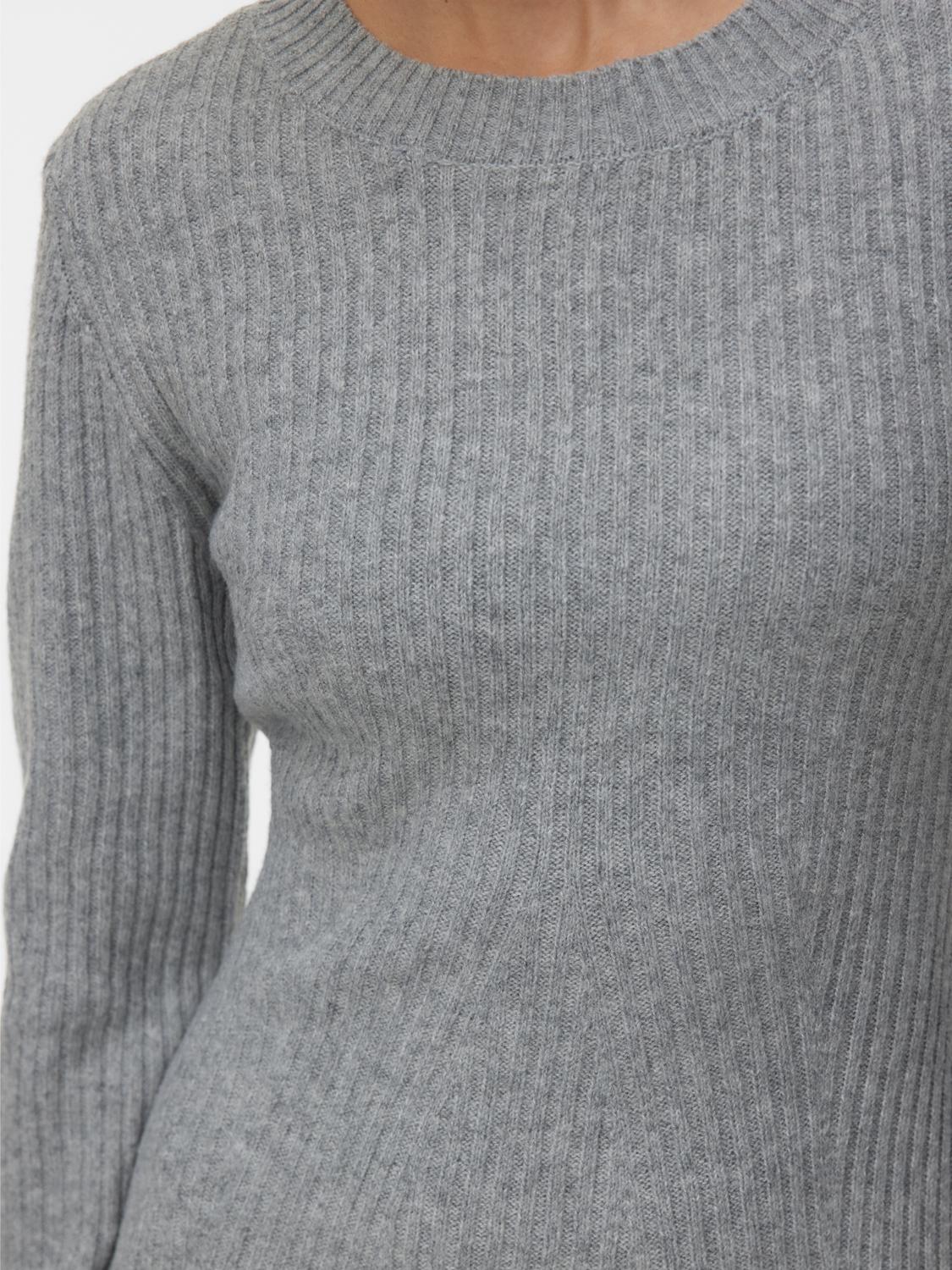 VMJOSANNA Short Dress - Medium Grey Melange - VERO MODA & VILA Bergvik