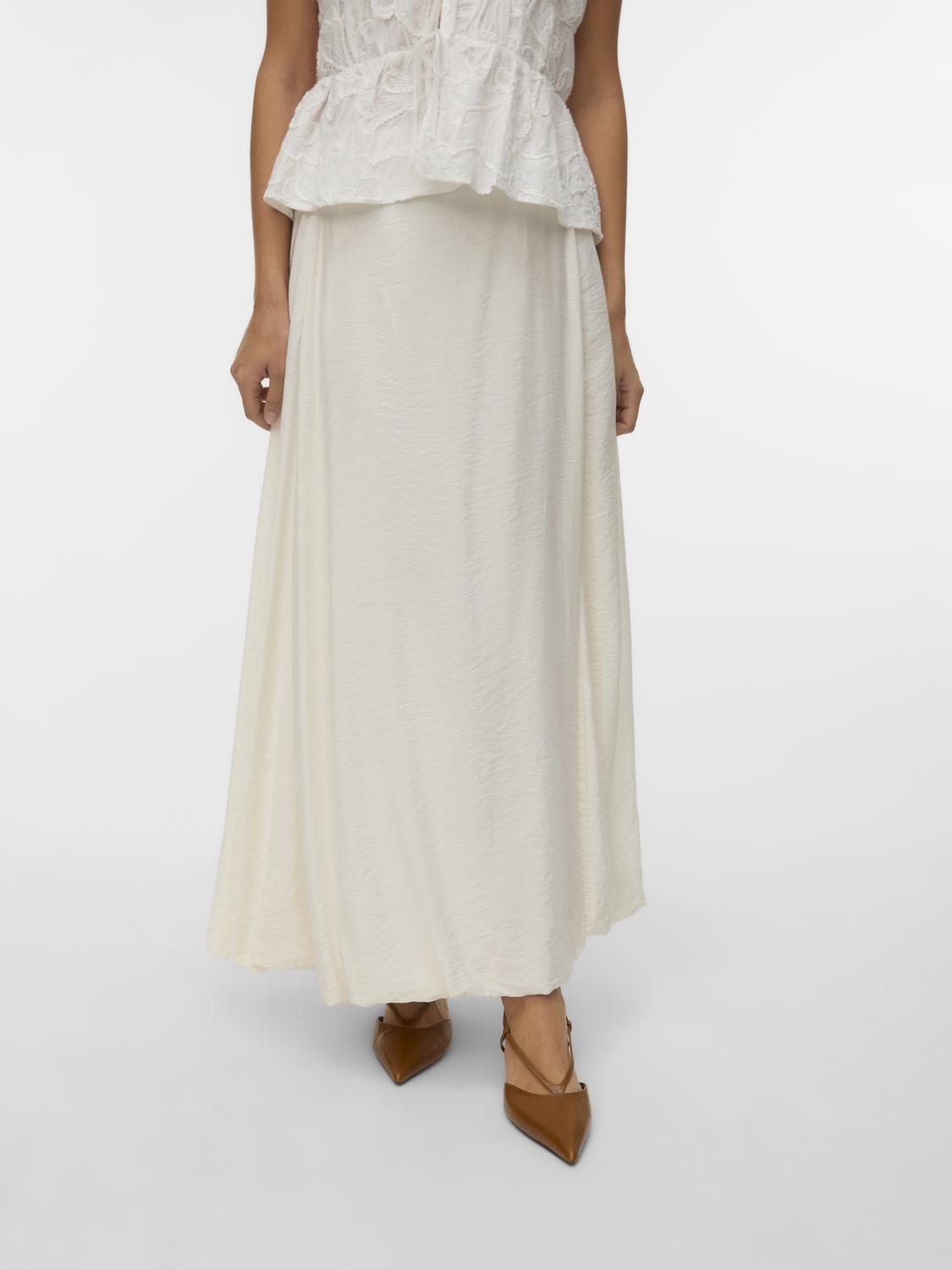 VMJOSIE Long Skirt - Snow White - VERO MODA & VILA Bergvik