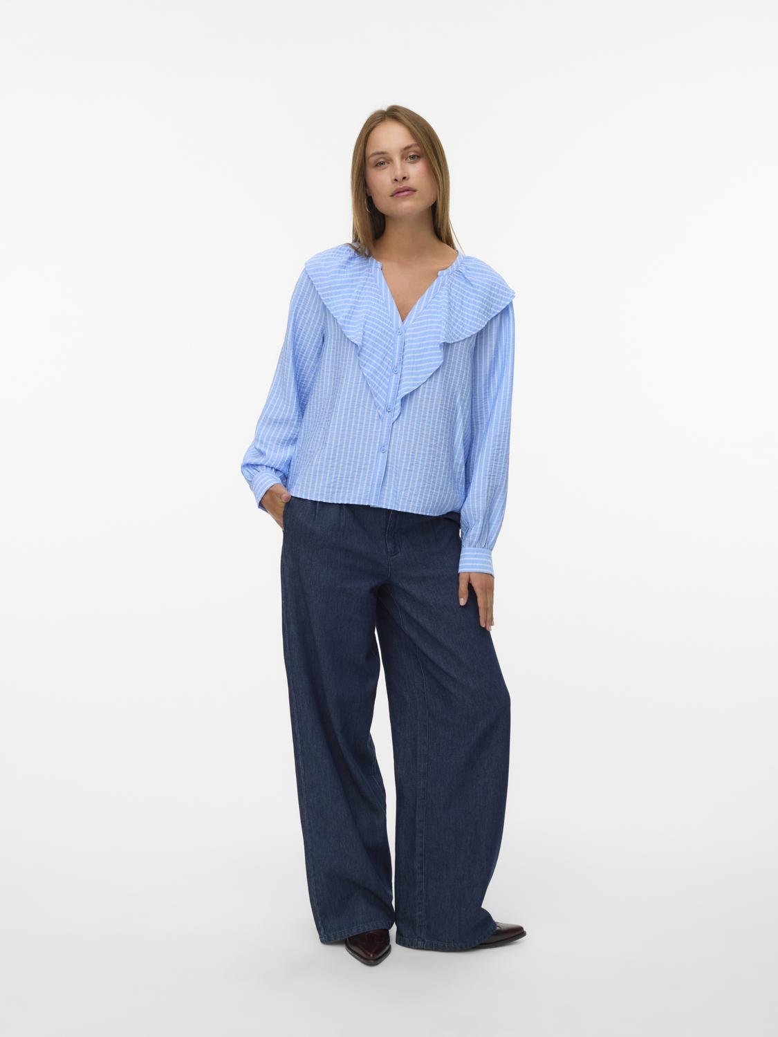 VMKAJA Top - Vista Blue - VERO MODA & VILA Bergvik