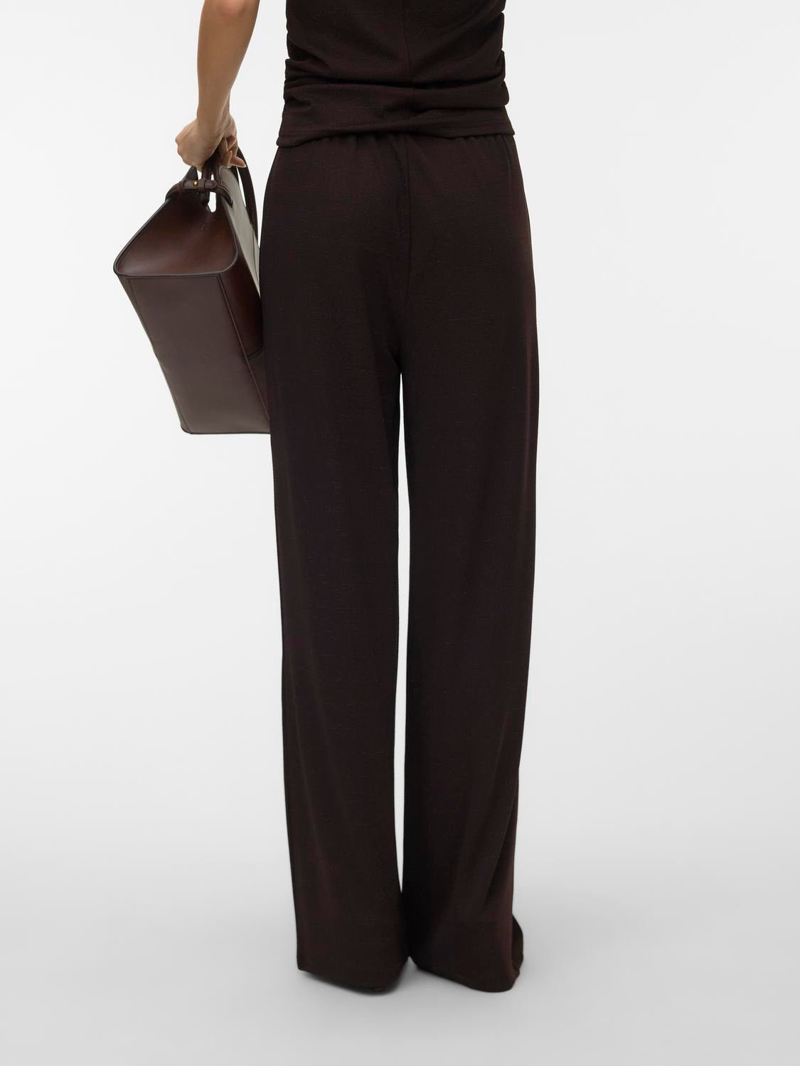VMKANVA Trousers - Chocolate Torte - VERO MODA & VILA Bergvik