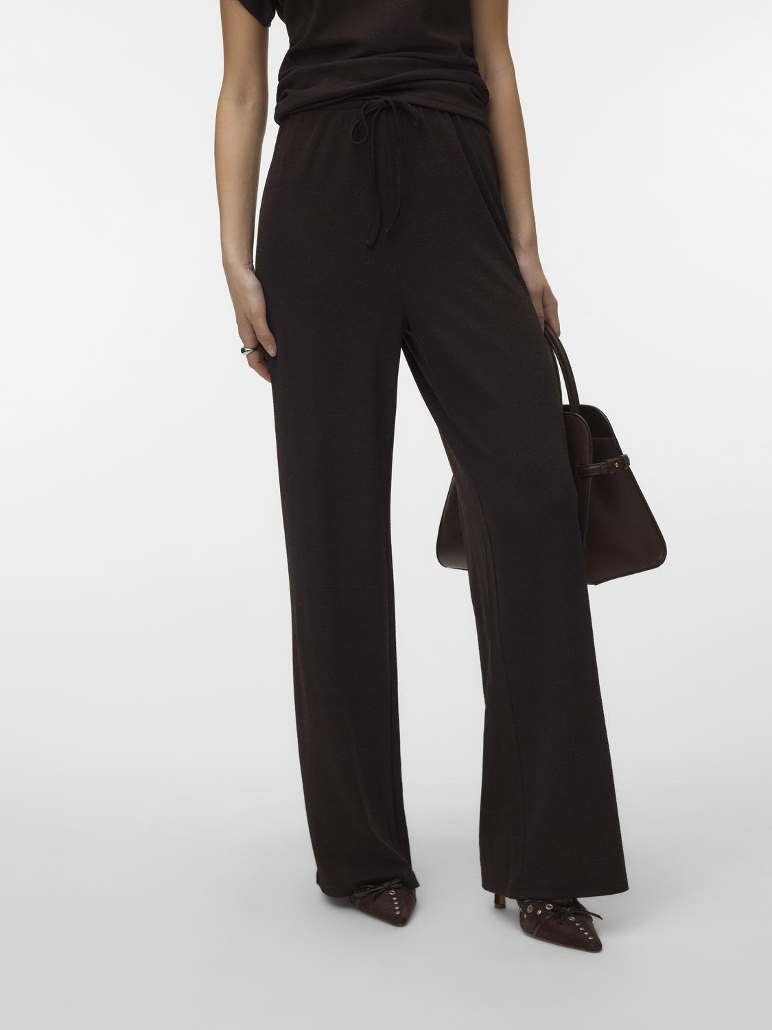 VMKANVA Trousers - Chocolate Torte - VERO MODA & VILA Bergvik