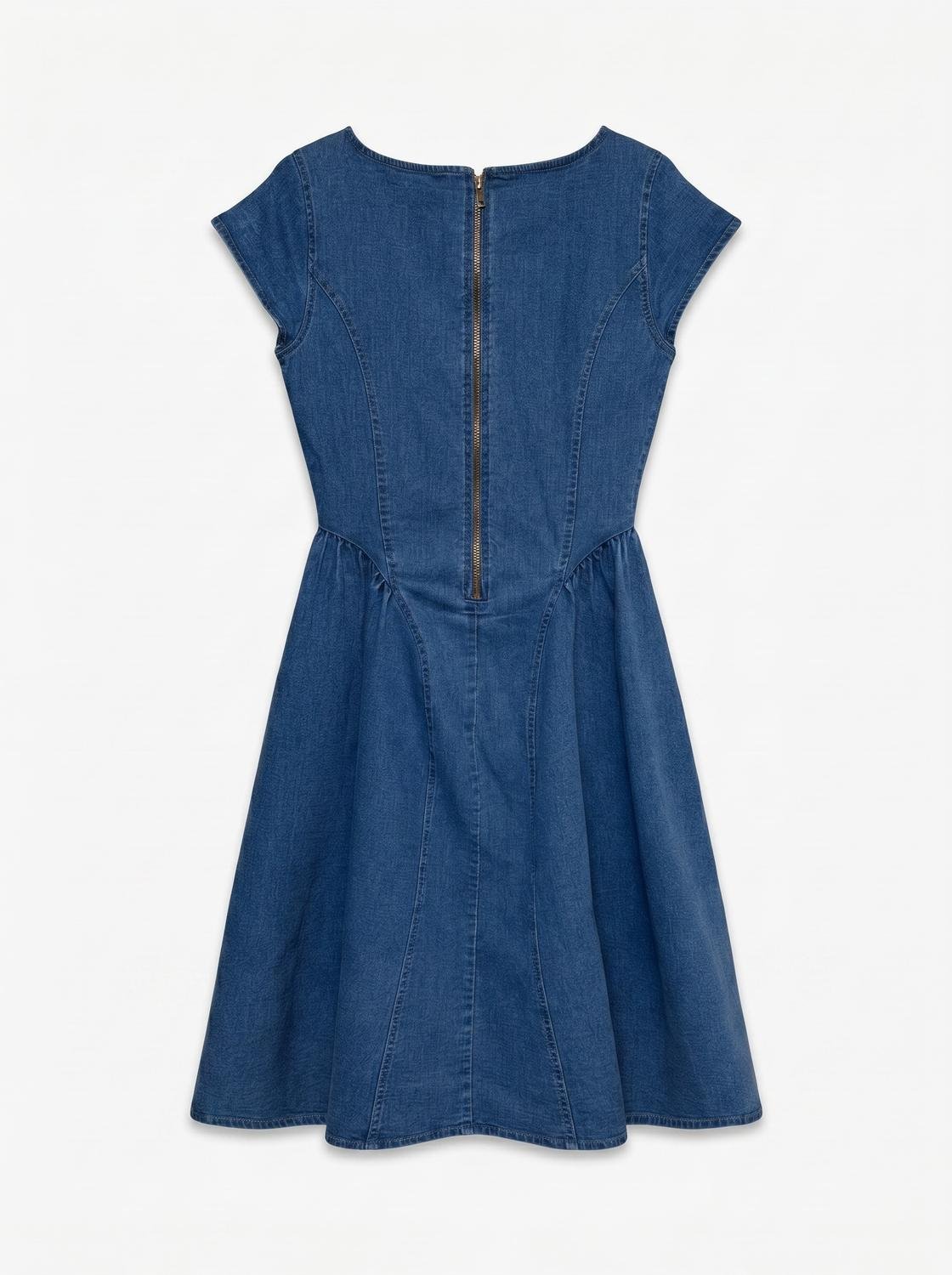 VMKIARA Long Dress - Medium Blue Denim - VERO MODA & VILA Bergvik