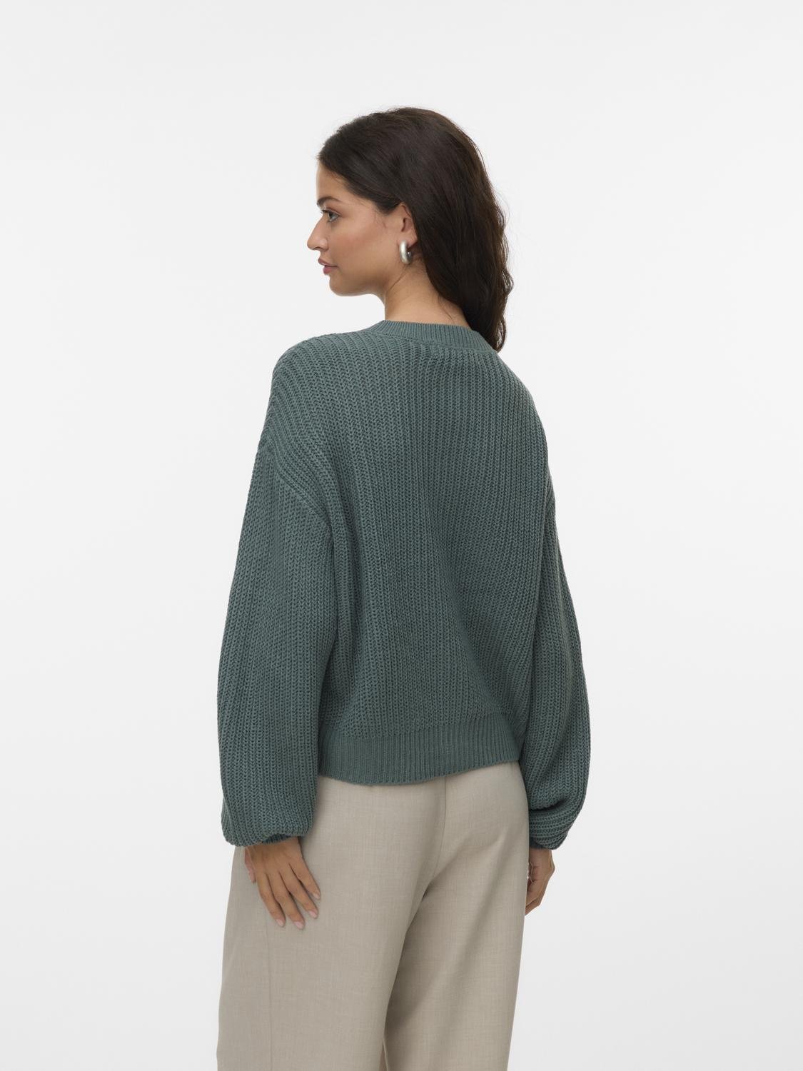 VMLEA Knit Cardigan - Balsam Green - VERO MODA & VILA Bergvik