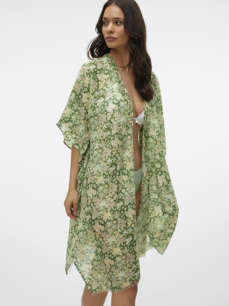 VMLENA Kimono - Hedge Green - VERO MODA & VILA Bergvik