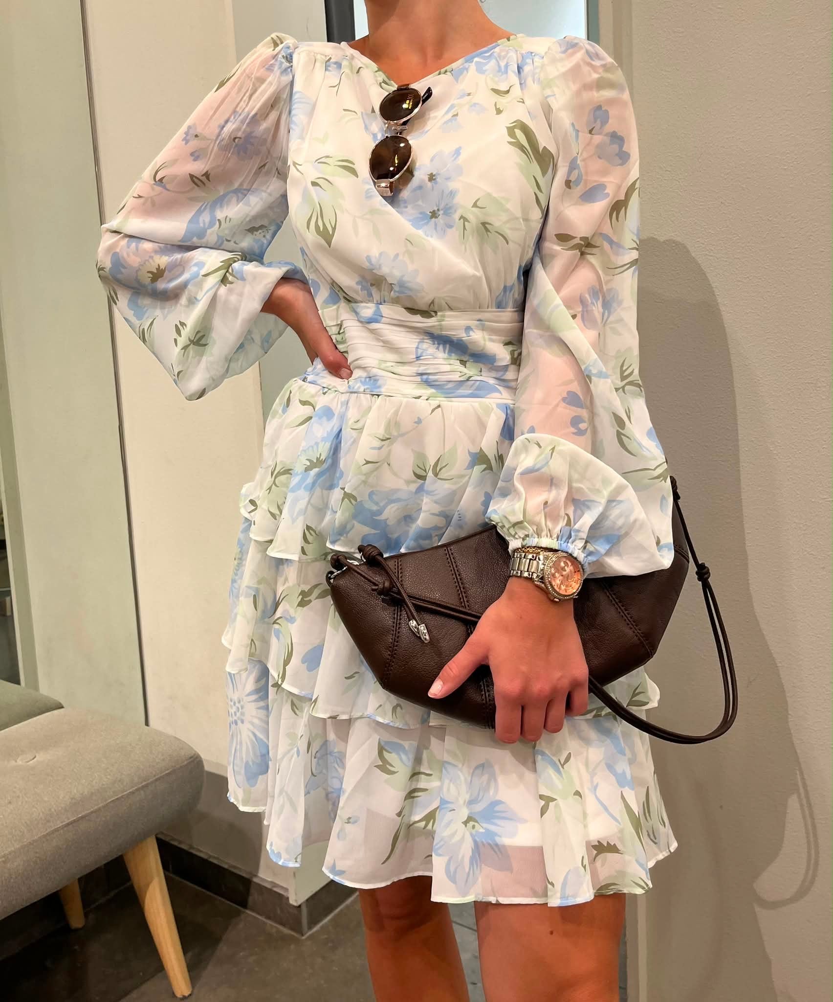 VMLOUISA Short Dress - Snow White - VERO MODA & VILA Bergvik