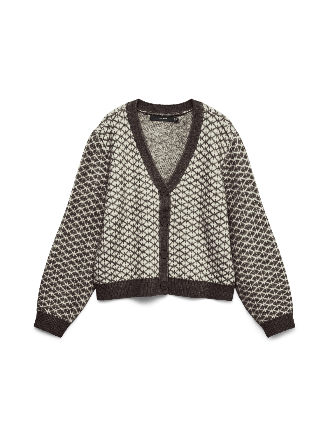 VMLOVE Knitted Cardigan - Chocolate Torte - VERO MODA & VILA Bergvik