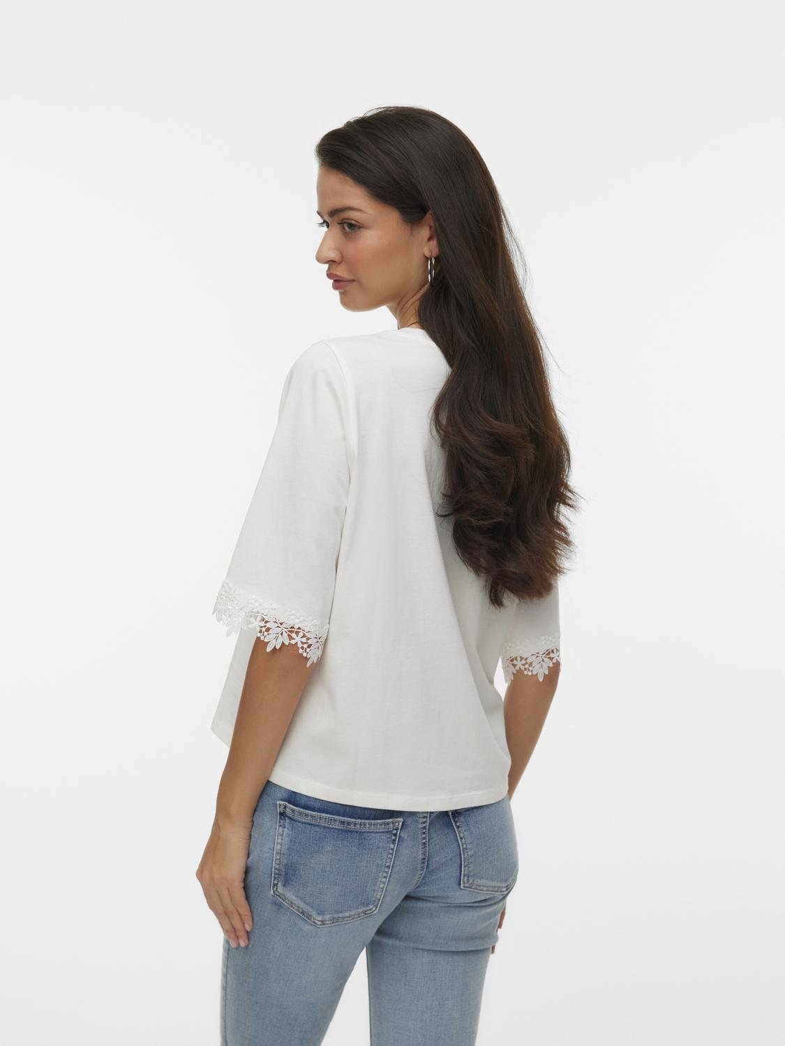 VMLYLA Top - Snow White - VERO MODA & VILA Bergvik