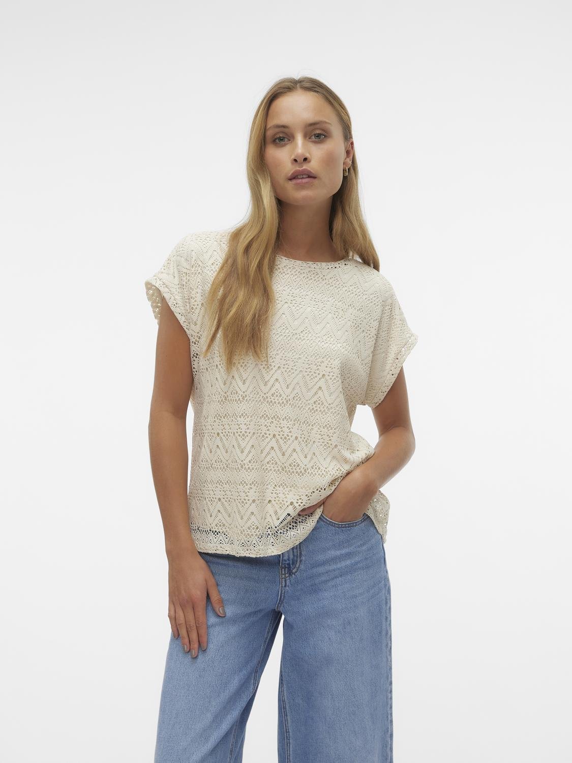 VMMAYA T-Shirts & Tops - Birch - VERO MODA & VILA Bergvik