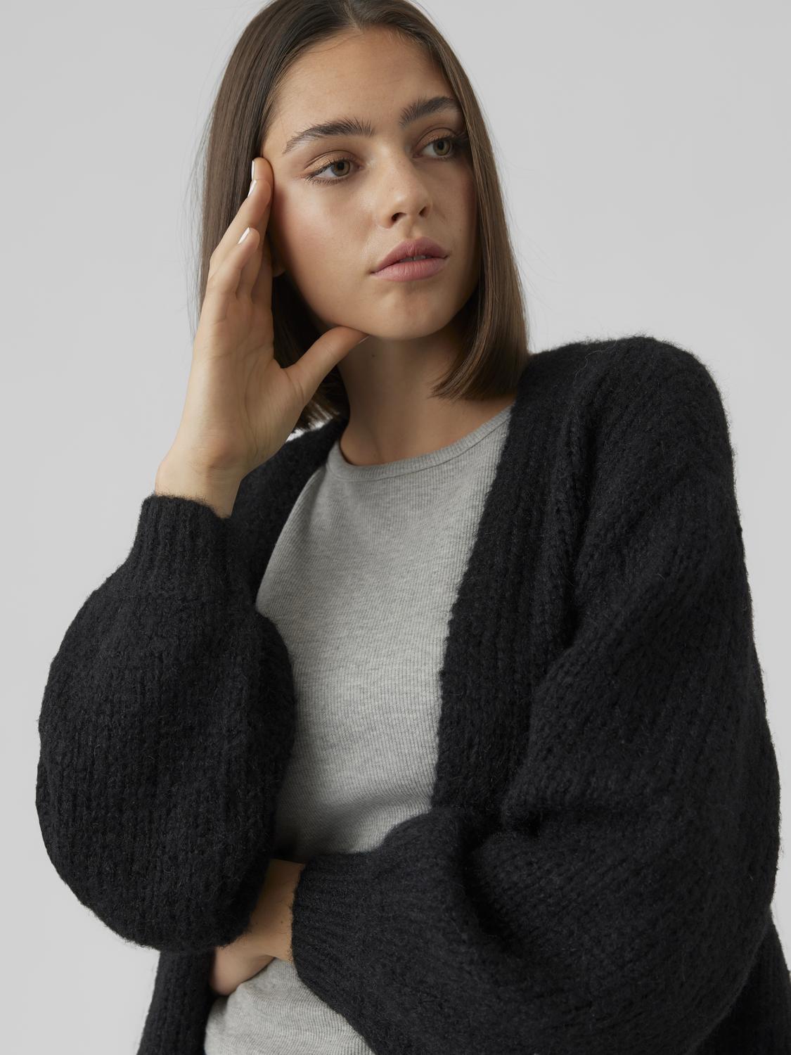 VMMAYBE Knit Cardigan - Black - VERO MODA & VILA Bergvik