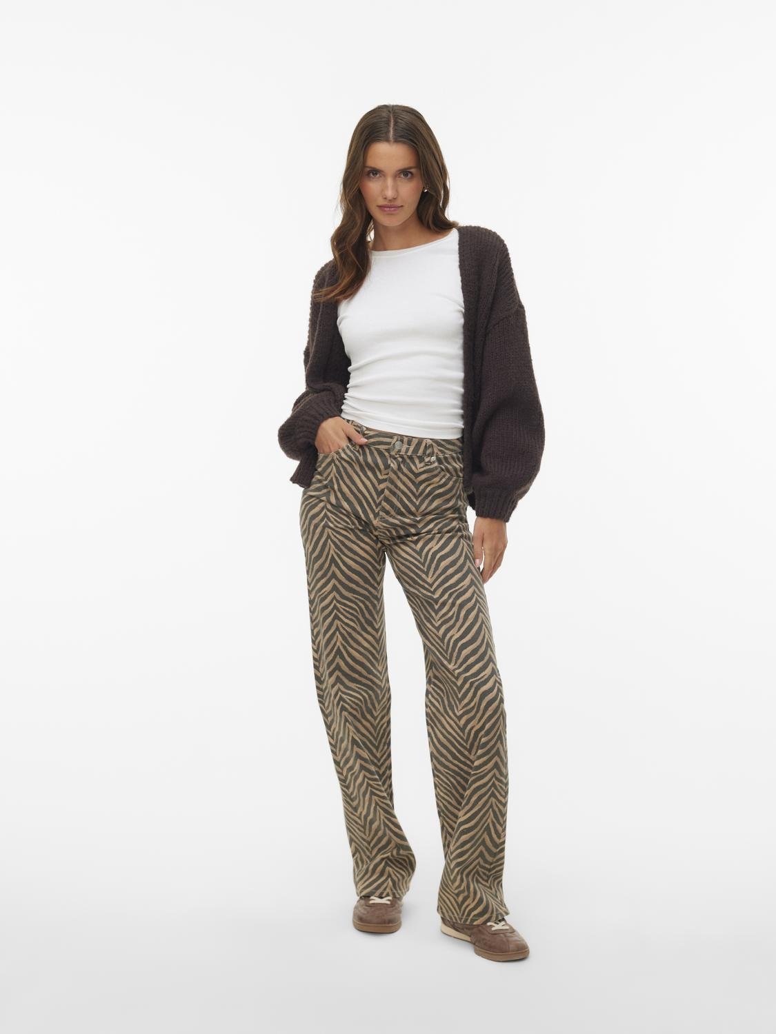 VMMAYBE Knit Cardigan - Chocolate Torte - VERO MODA & VILA Bergvik