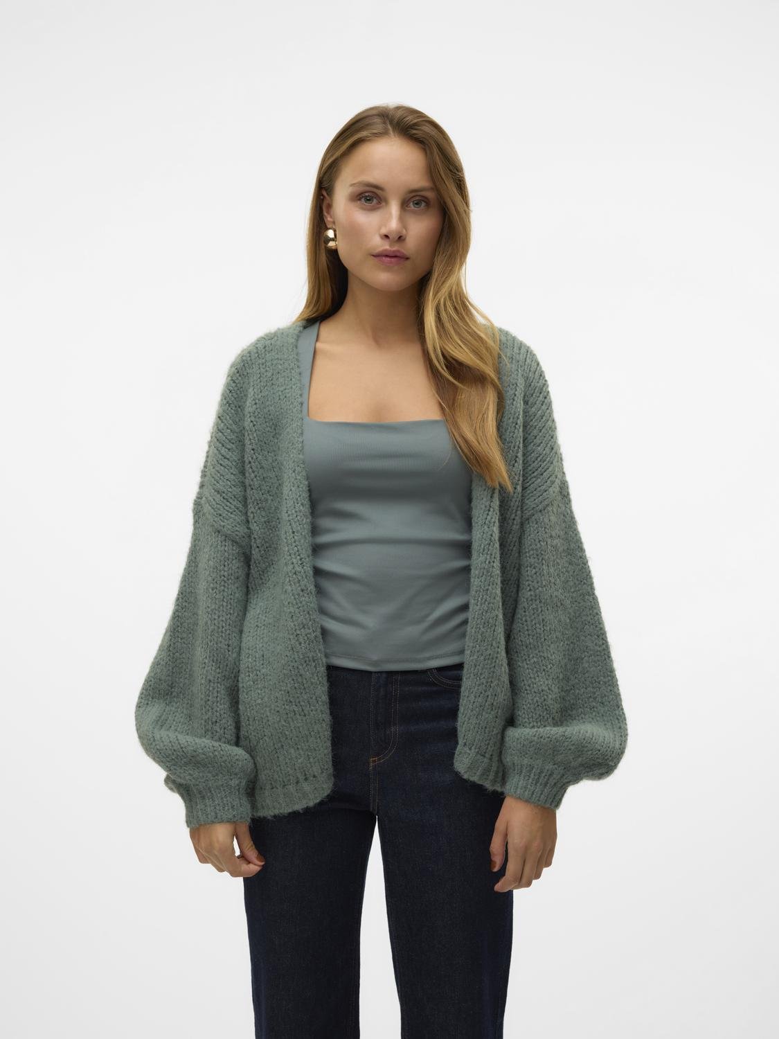VMMAYBE Knit Cardigan - Laurel Wreath - VERO MODA & VILA Bergvik