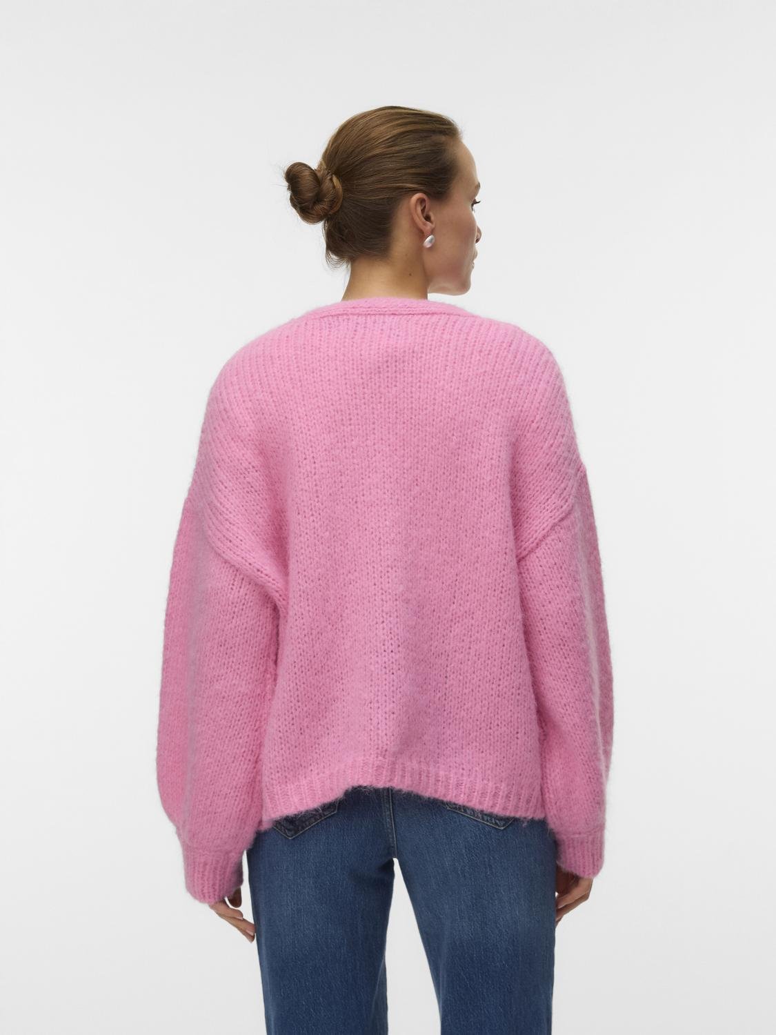 VMMAYBE Knit Cardigan - Pink Cosmos - VERO MODA & VILA Bergvik
