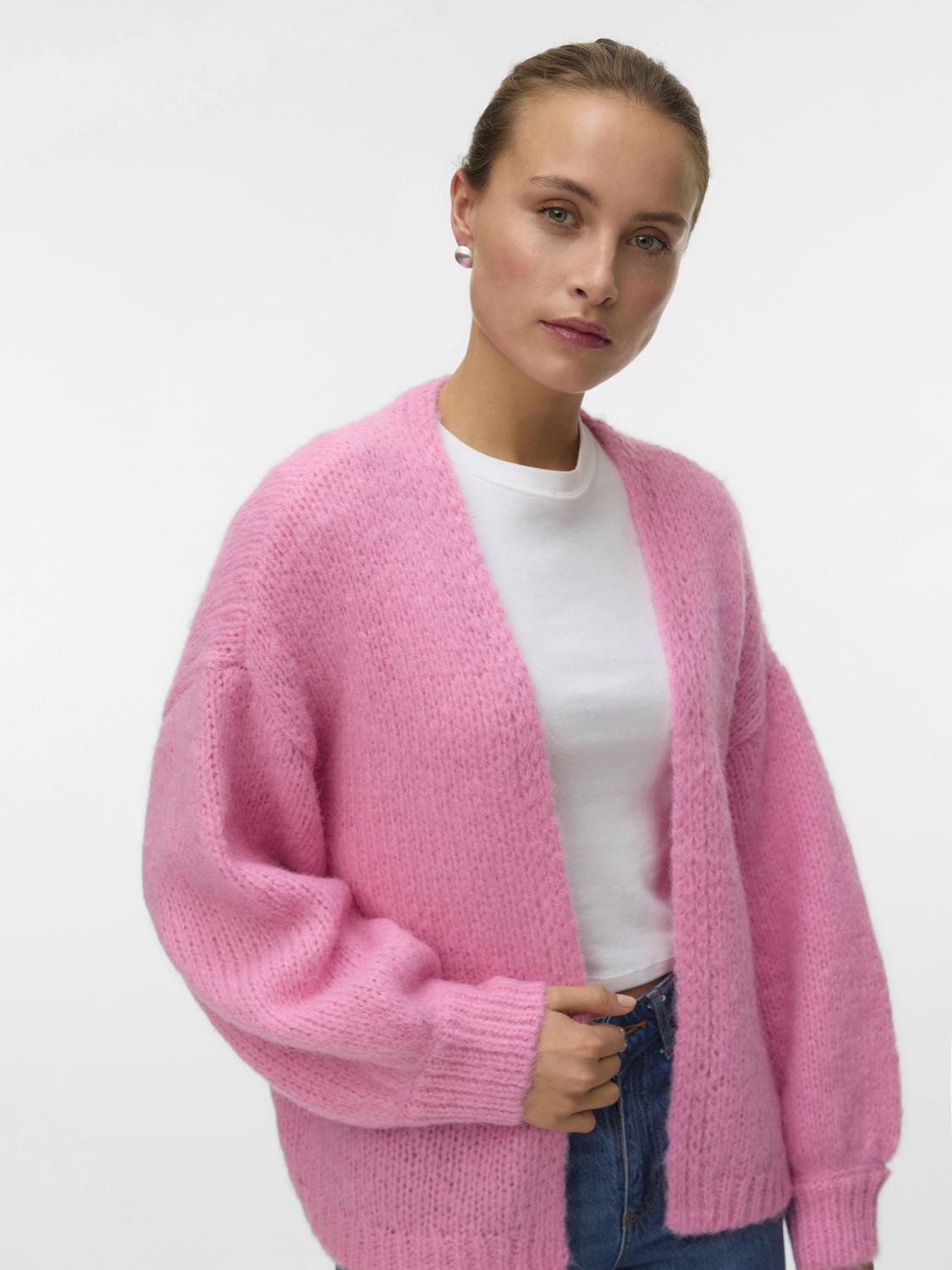 VMMAYBE Knit Cardigan - Pink Cosmos - VERO MODA & VILA Bergvik