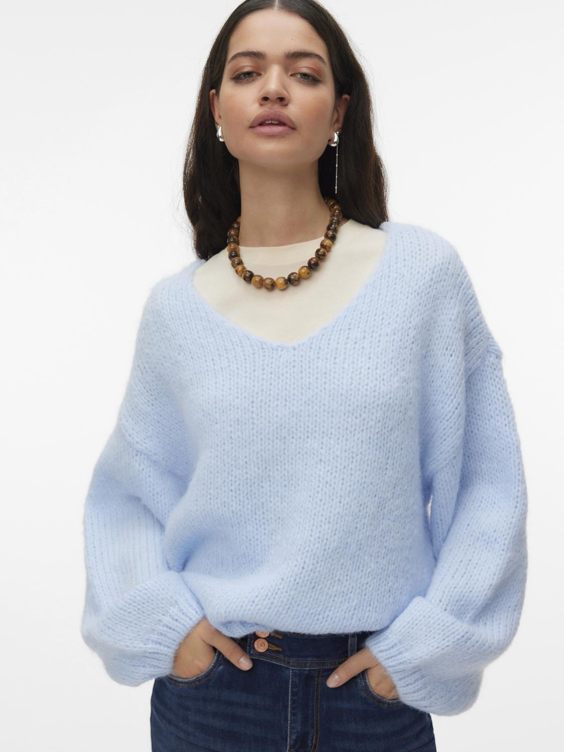 VMMAYBE Pullover - Cashmere Blue - VERO MODA & VILA Bergvik