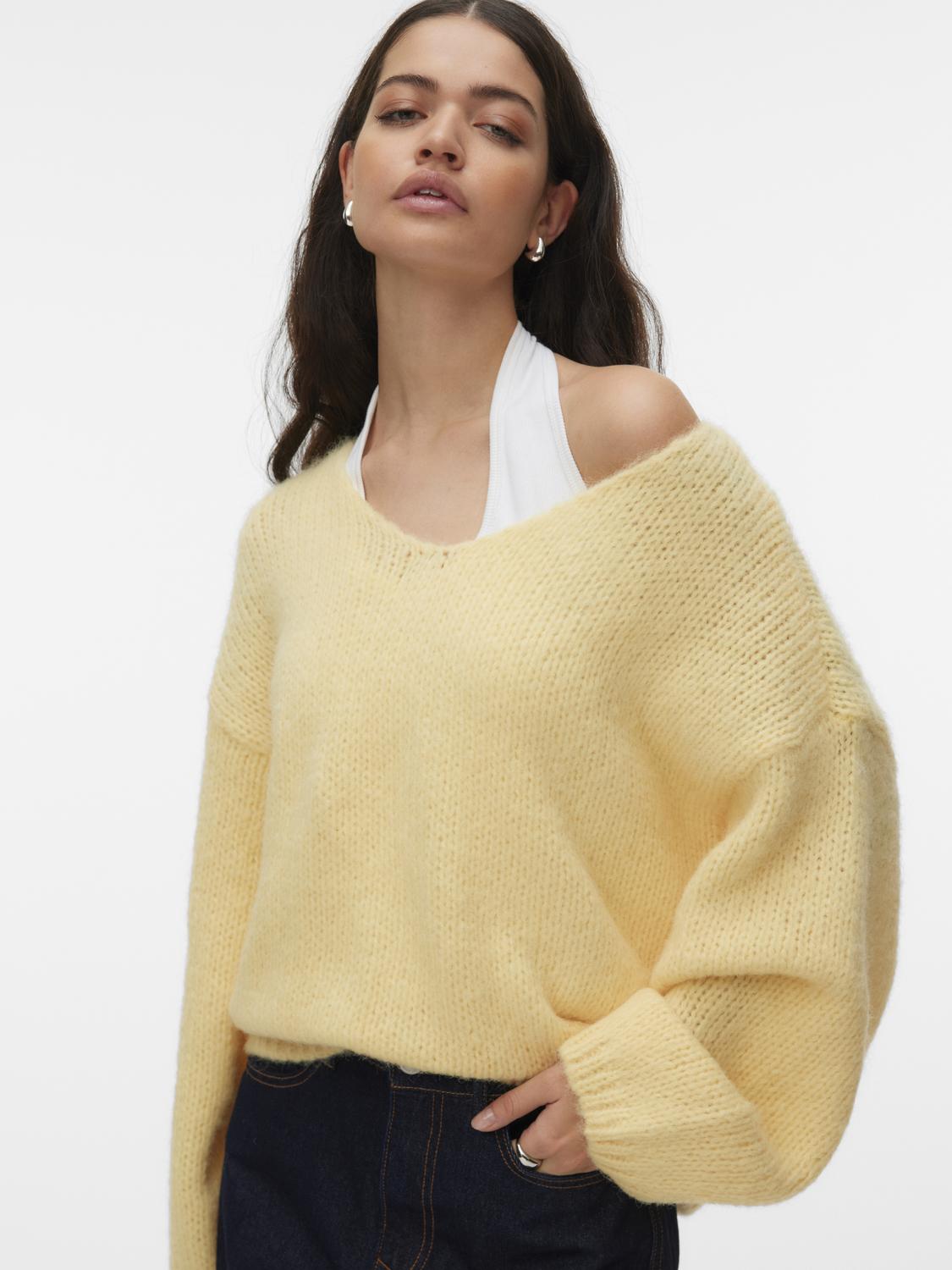 VMMAYBE Pullover - Pale Banana - VERO MODA & VILA Bergvik