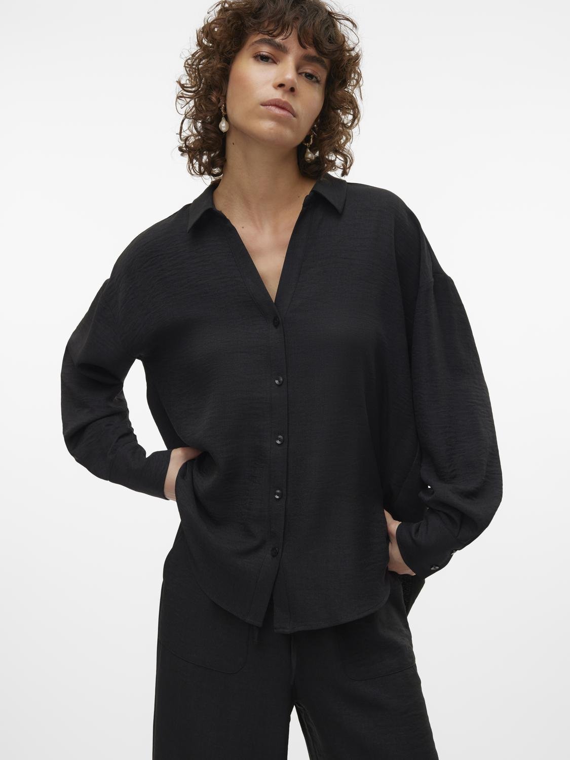 VMMELANEY Shirt - Black - VERO MODA & VILA Bergvik