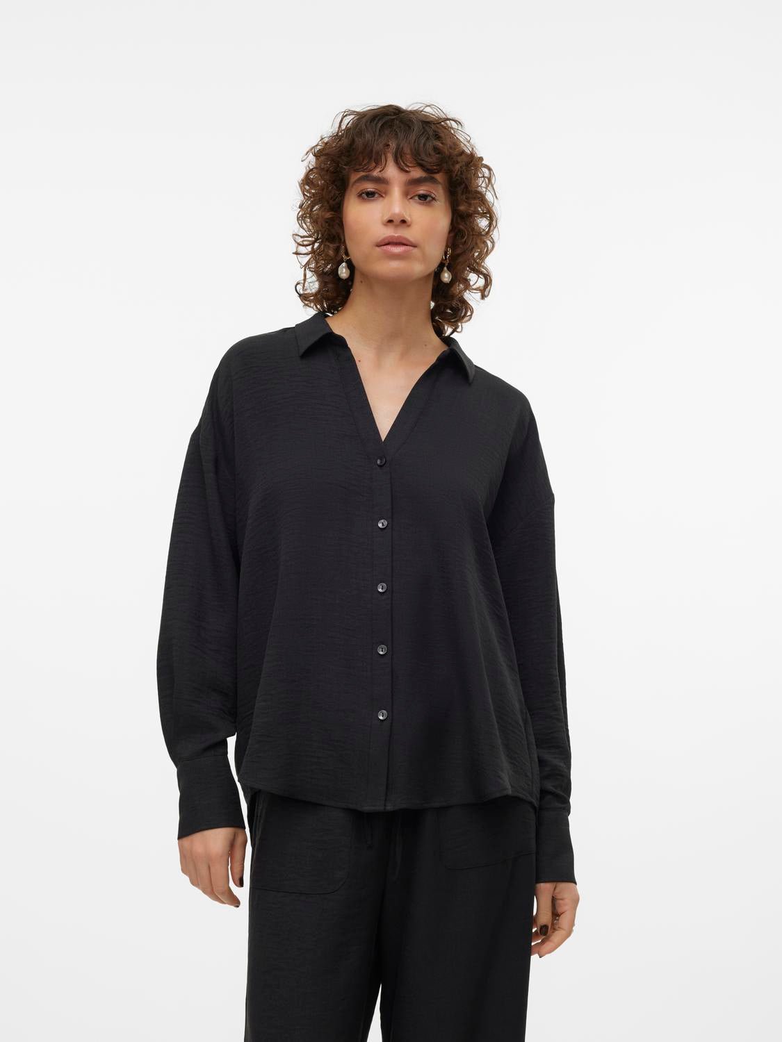 VMMELANEY Shirt - Black - VERO MODA & VILA Bergvik