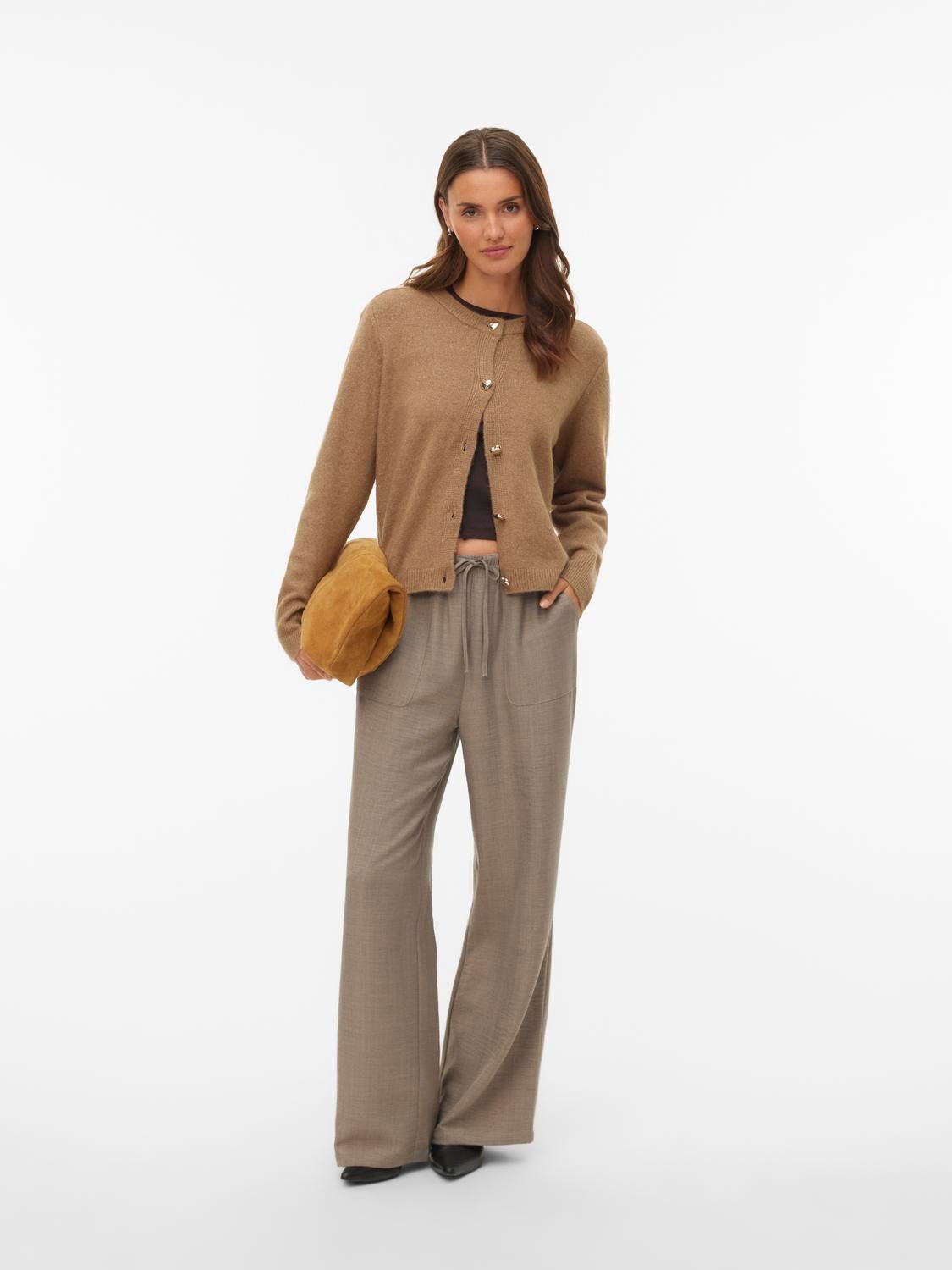 VMMELANEY Trousers - Brindle - VERO MODA & VILA Bergvik