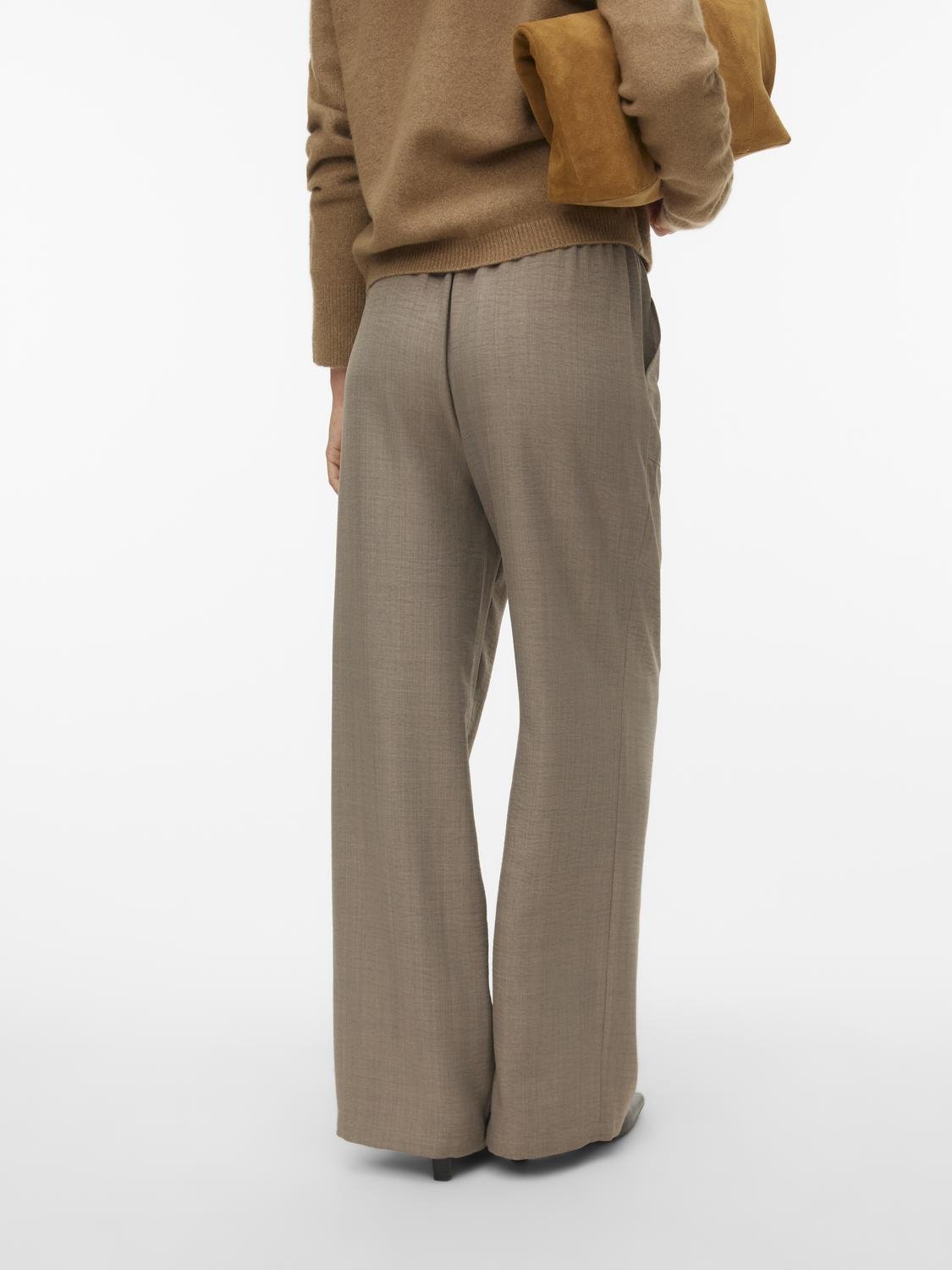 VMMELANEY Trousers - Brindle - VERO MODA & VILA Bergvik