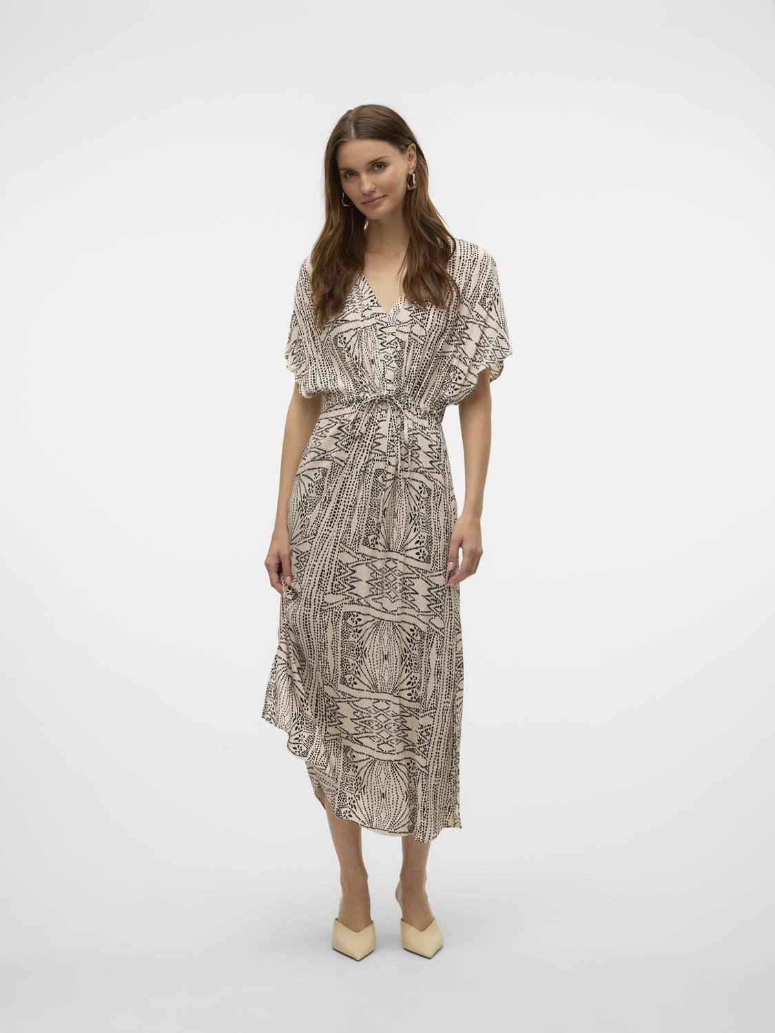 VMMENNY Long Dress - Oatmeal - VERO MODA & VILA Bergvik