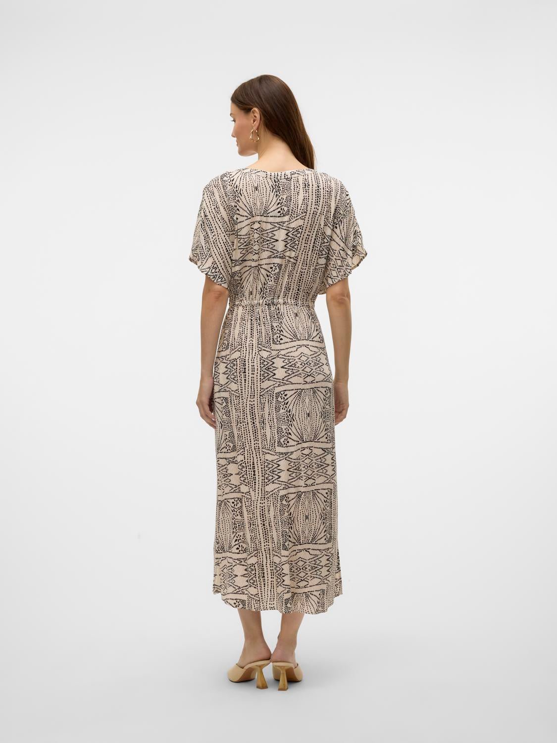 VMMENNY Long Dress - Oatmeal - VERO MODA & VILA Bergvik