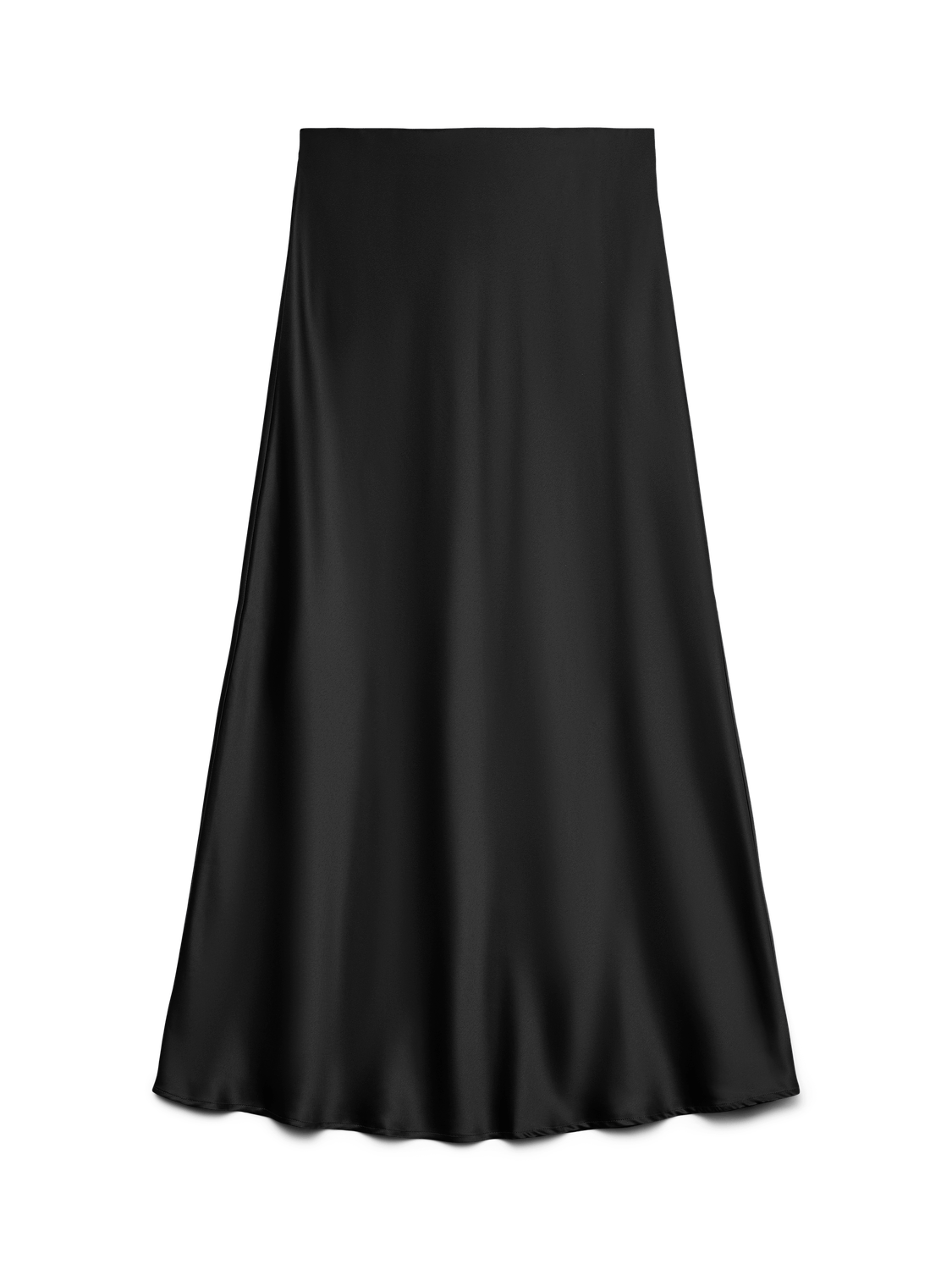 VMMERLE Midi Skirt - Black - VERO MODA & VILA Bergvik