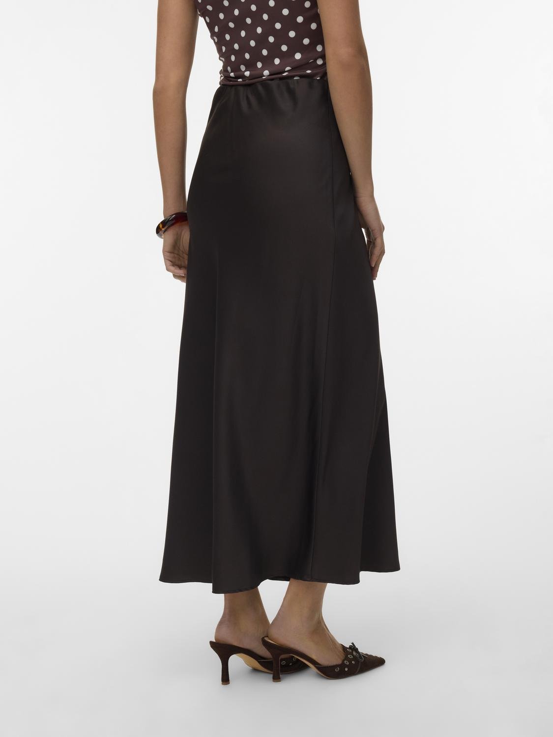 VMMERLE Midi Skirt - Chocolate Torte - VERO MODA & VILA Bergvik