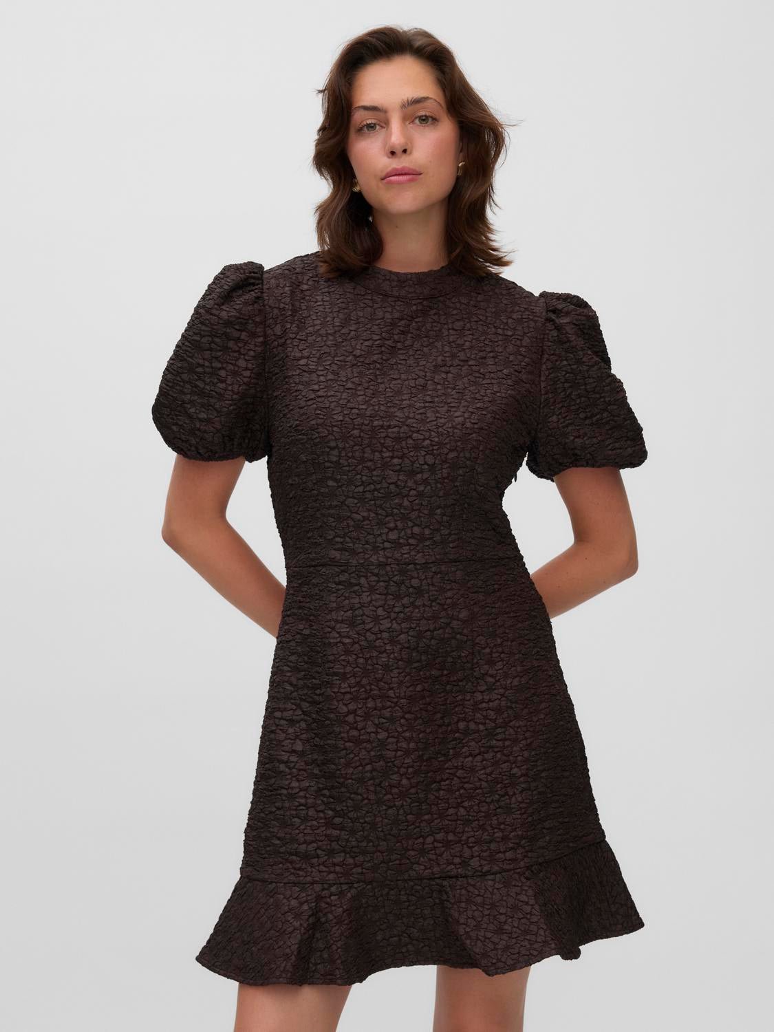 VMMERLE Short Dress - Chocolate Torte - VERO MODA & VILA Bergvik