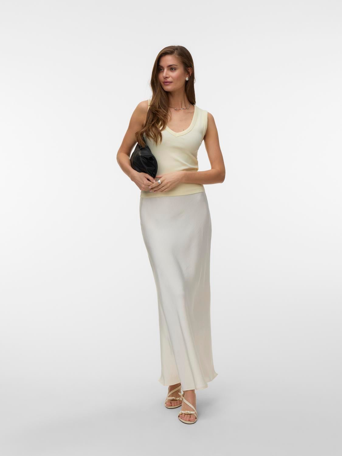 VMMIRO Long Skirt - Gardenia - VERO MODA & VILA Bergvik