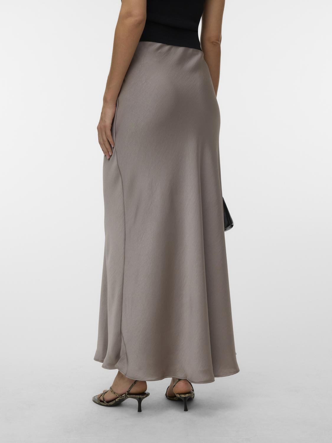 VMMIRO Long Skirt - Moon Rock - VERO MODA & VILA Bergvik
