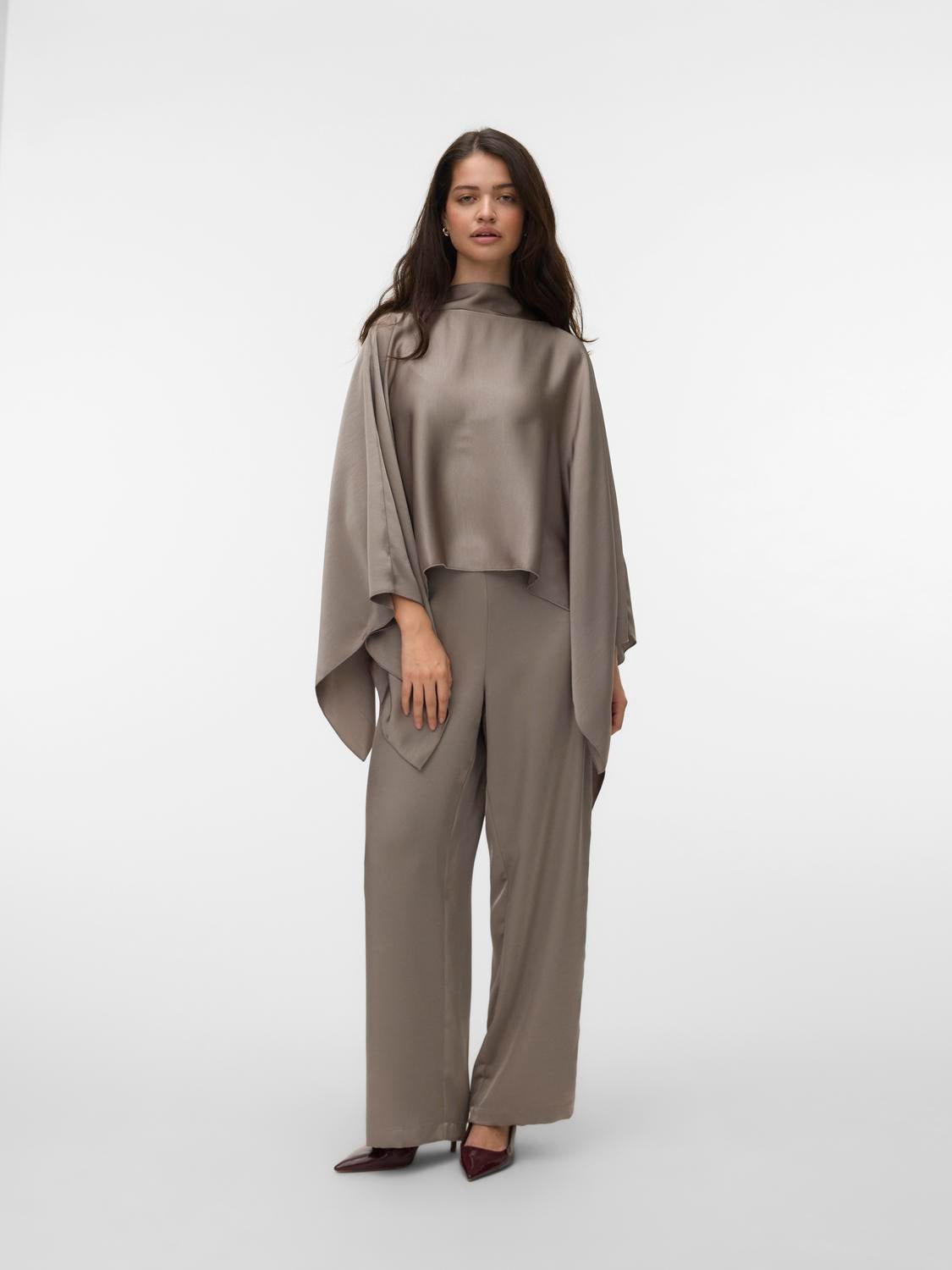 VMMIRO Trousers - Moon Rock - VERO MODA & VILA Bergvik