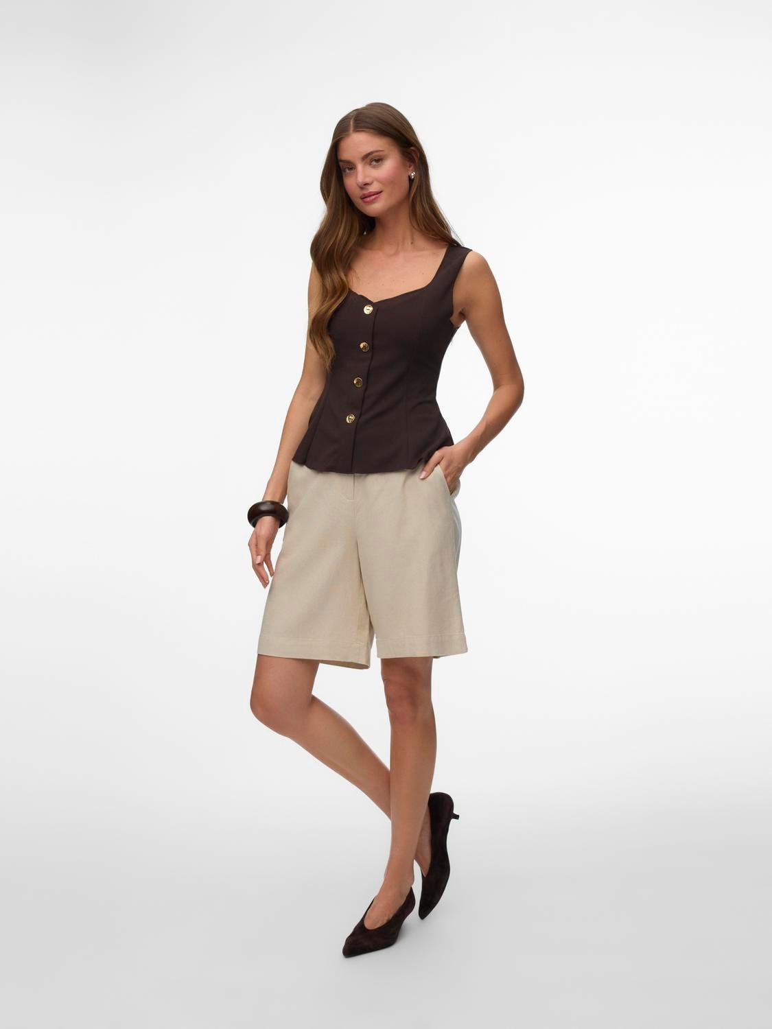 VMMYMILO Shorts - Silver Lining - VERO MODA & VILA Bergvik