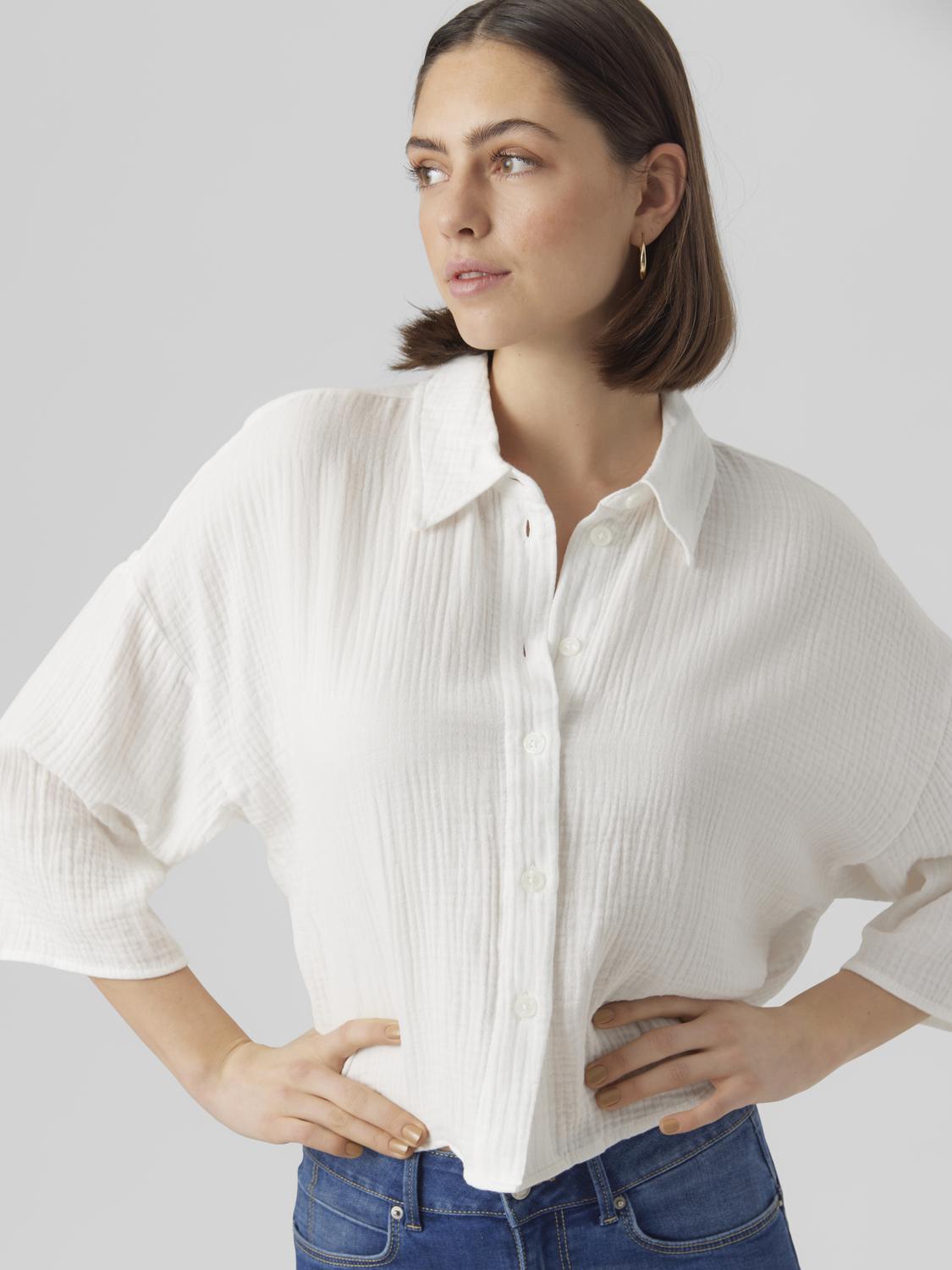 VMNATALI Shirt - Snow White - VERO MODA & VILA Bergvik