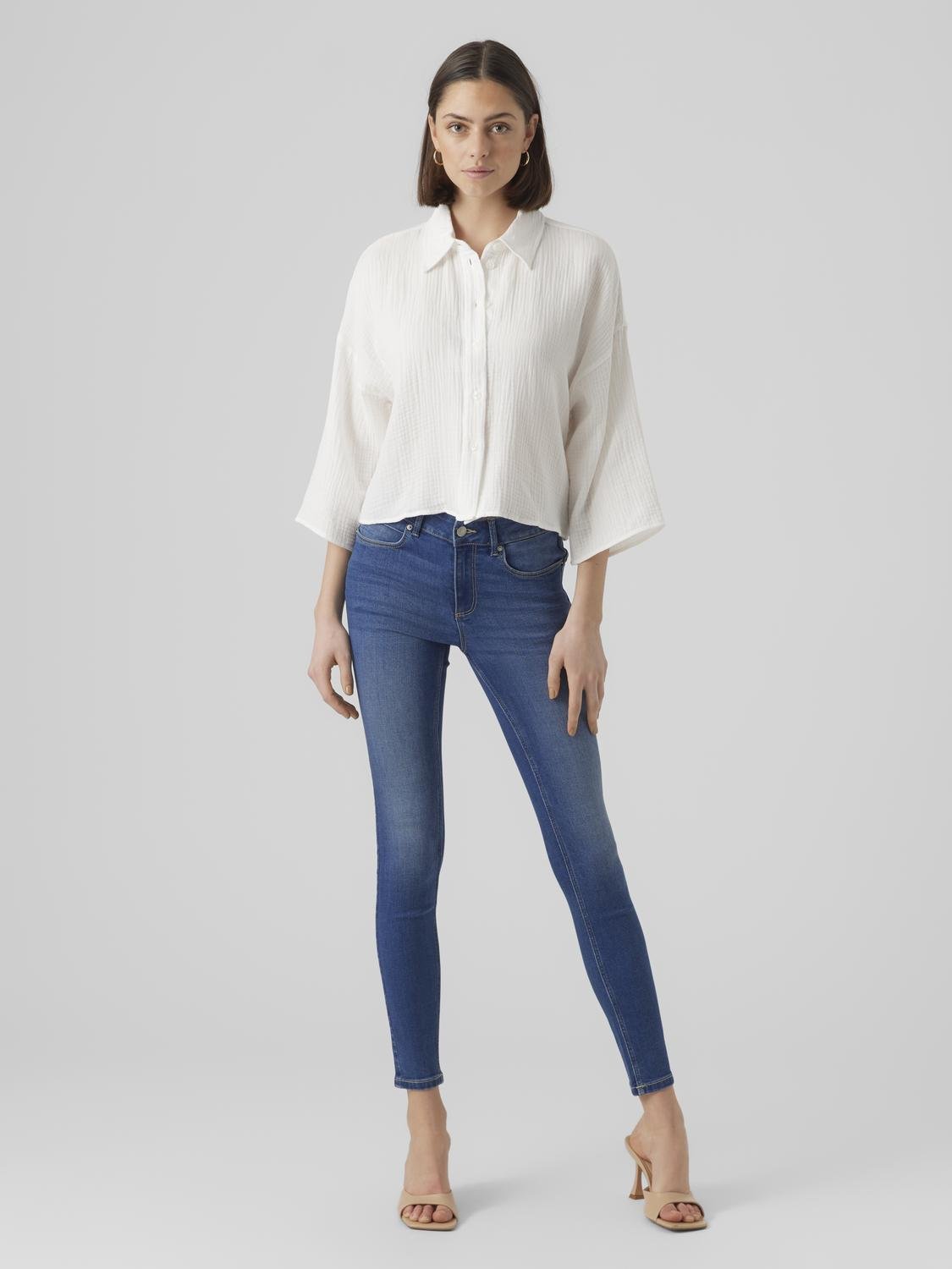VMNATALI Shirt - Snow White - VERO MODA & VILA Bergvik