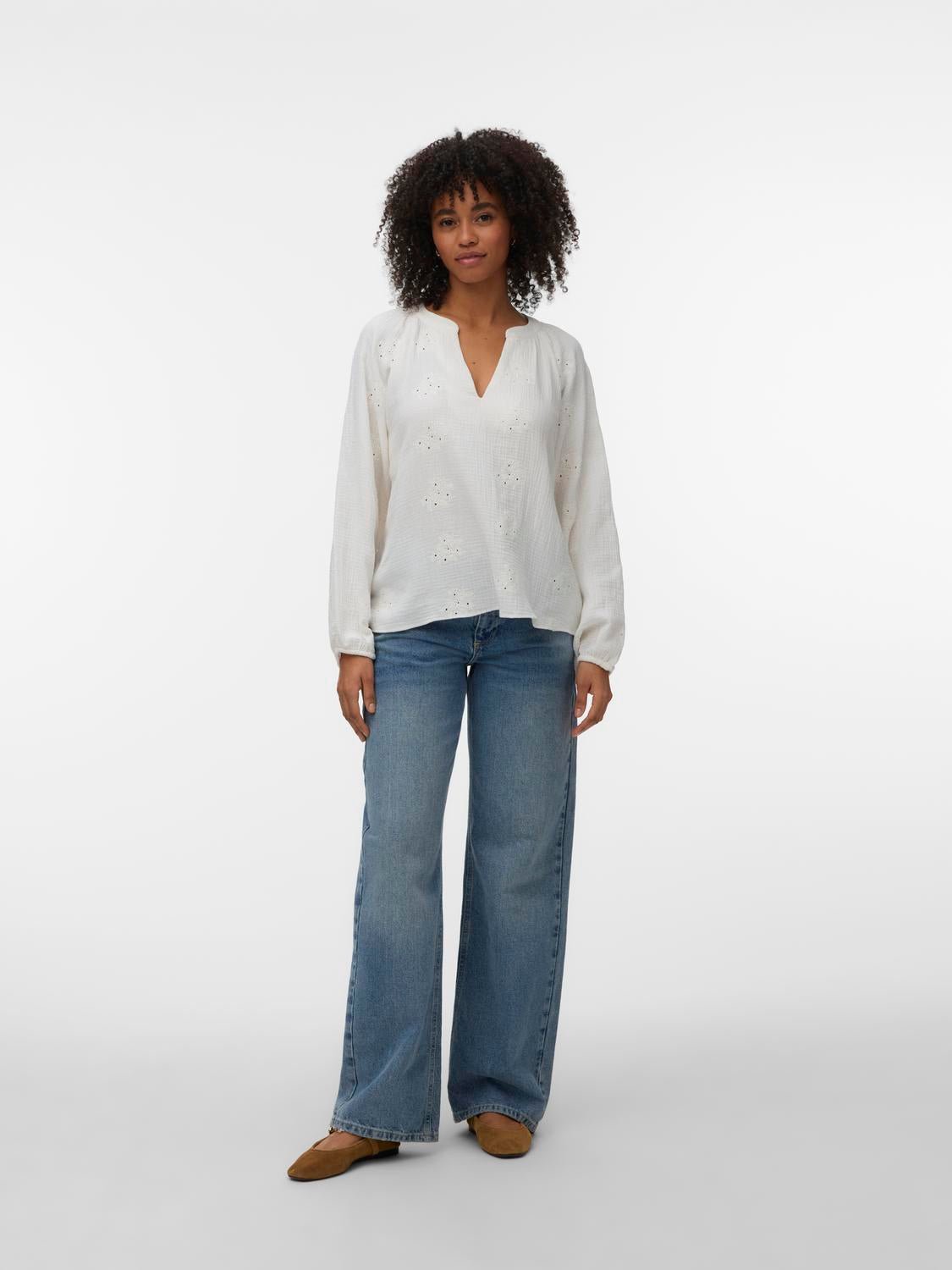 VMNATALI Top - Snow White - VERO MODA & VILA Bergvik