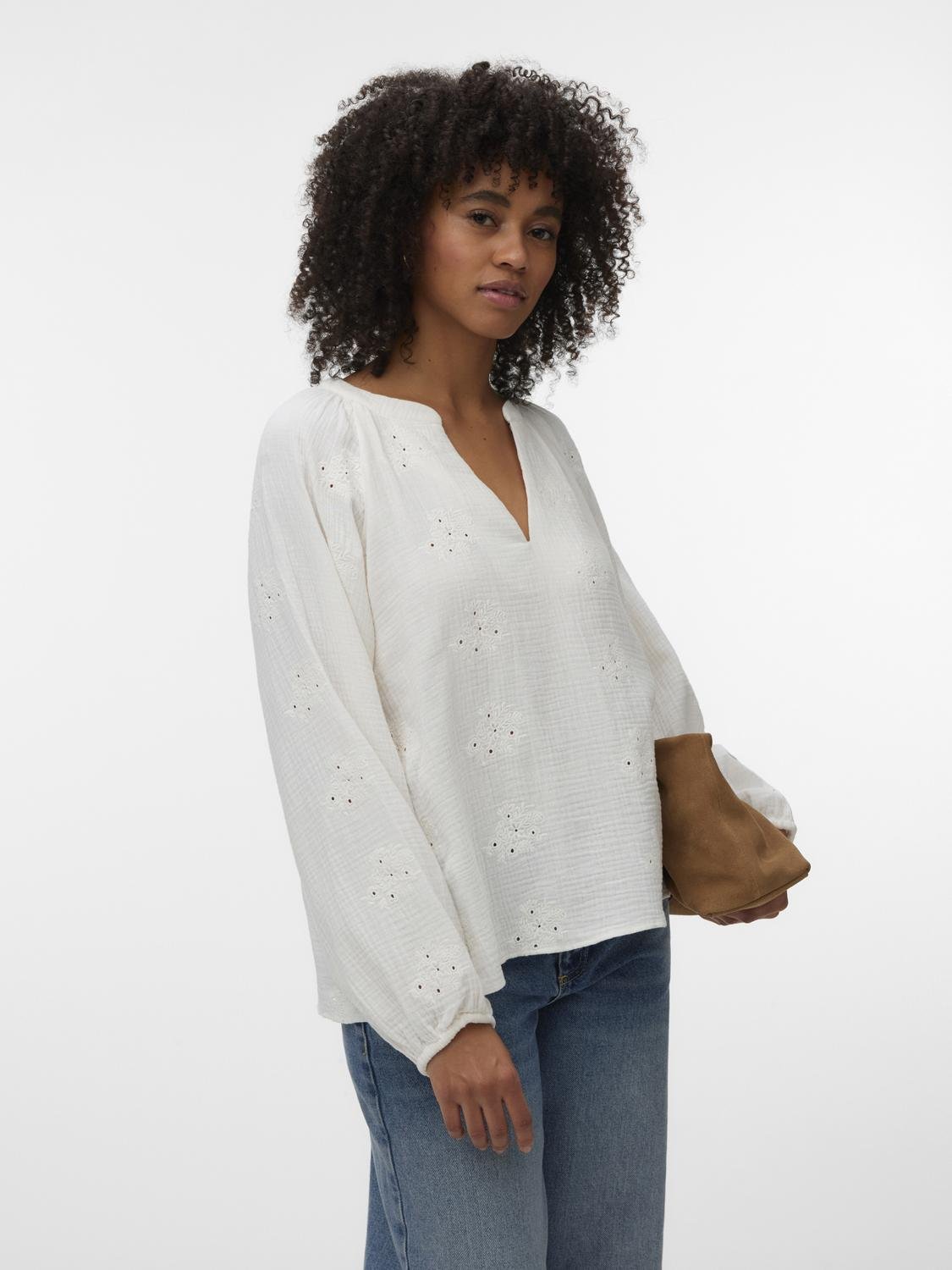 VMNATALI Top - Snow White - VERO MODA & VILA Bergvik