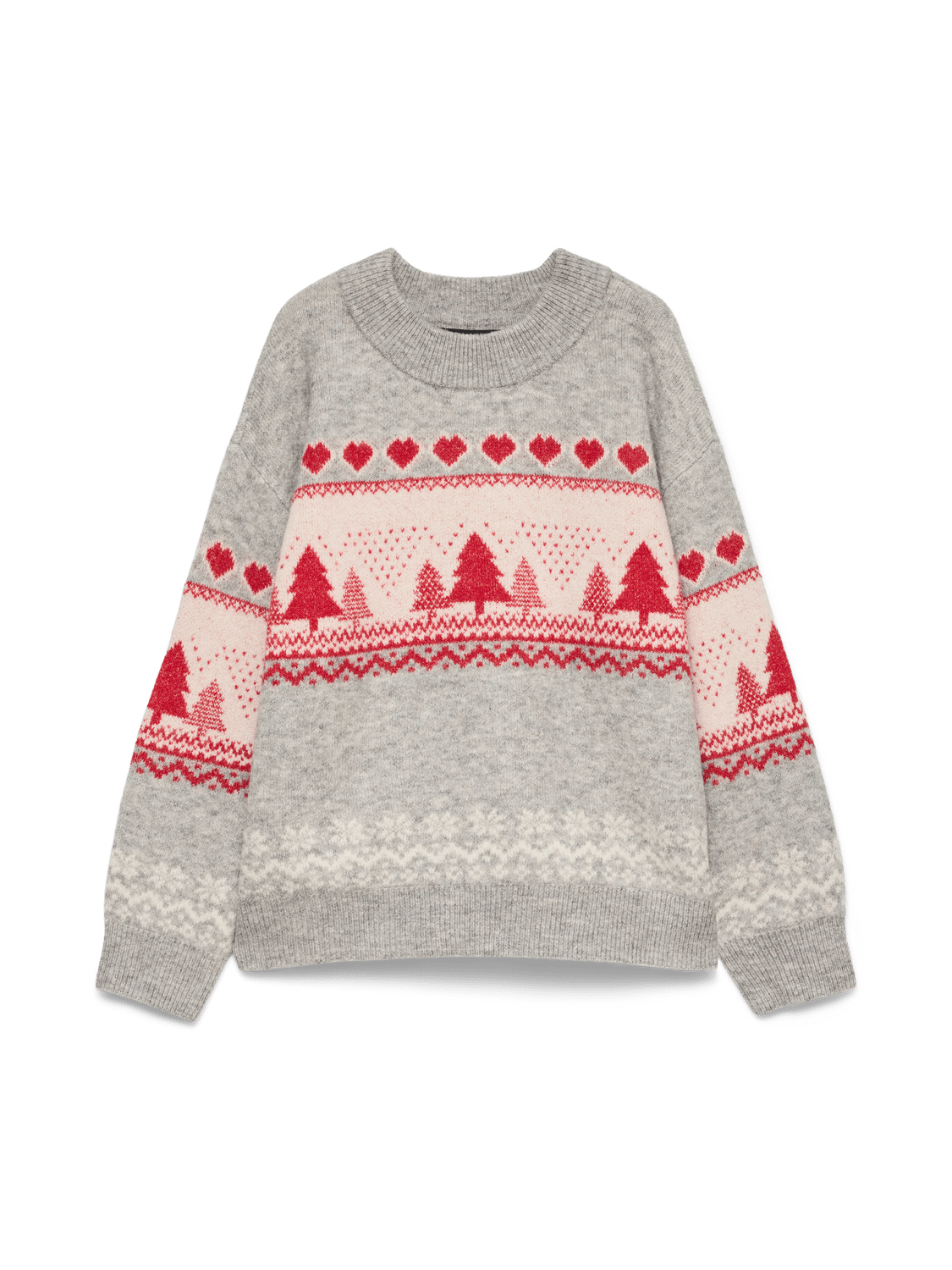 VMNEW Pullover - Light Grey Melange - VERO MODA & VILA Bergvik