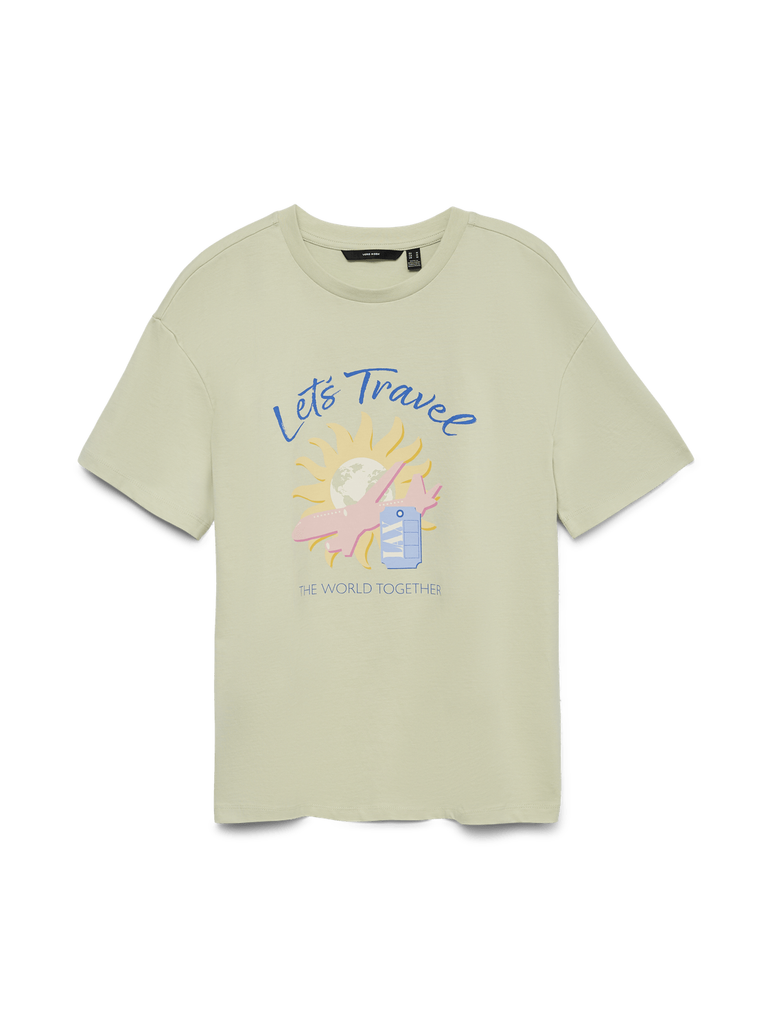 VMNINNA T-Shirt - Fog Green - VERO MODA & VILA Bergvik