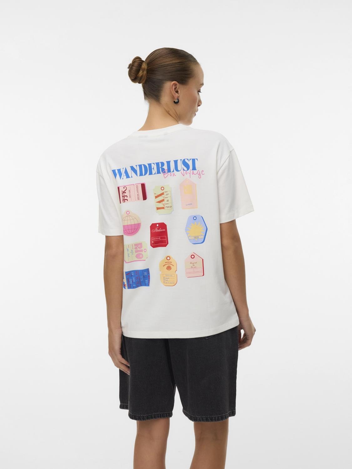 VMNINNA T-Shirt - Snow White - VERO MODA & VILA Bergvik