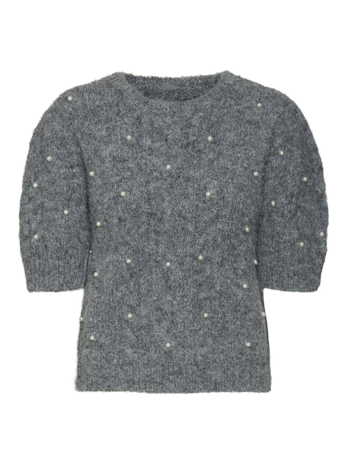 VMNOVA Pullover - Dark Grey Melange - VERO MODA & VILA Bergvik