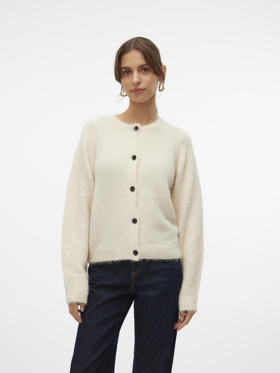 VMNOVAH Knit Cardigan - Birch - VERO MODA & VILA Bergvik