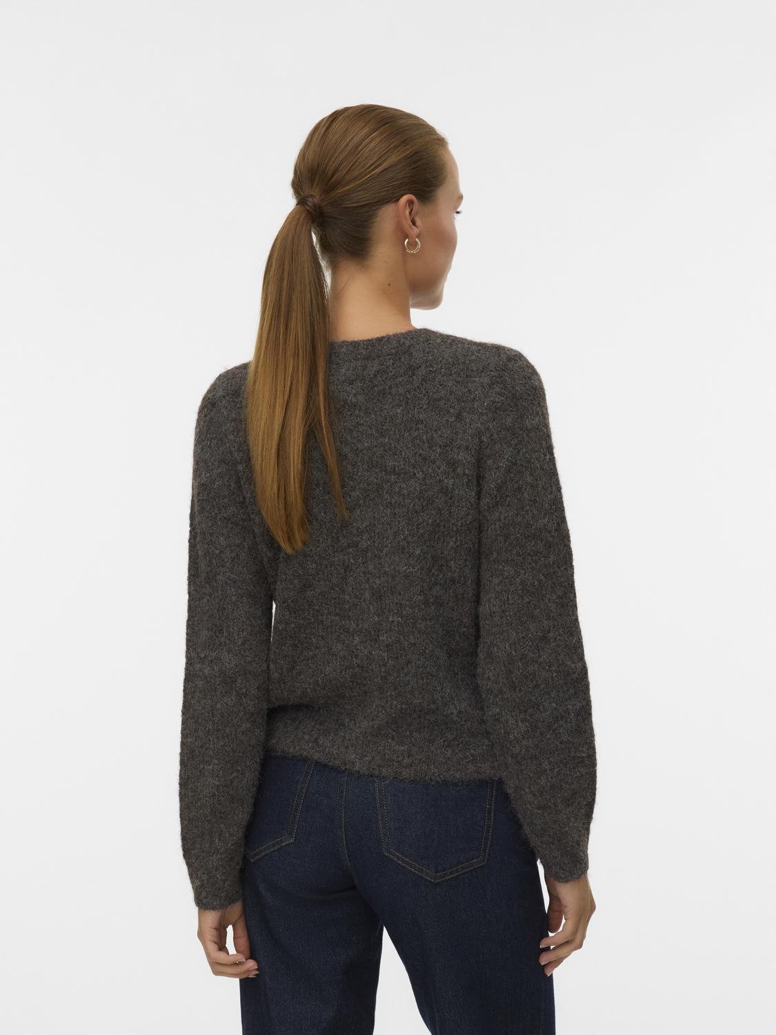 VMNOVAH Knit Cardigan - Chocolate Torte - VERO MODA & VILA Bergvik