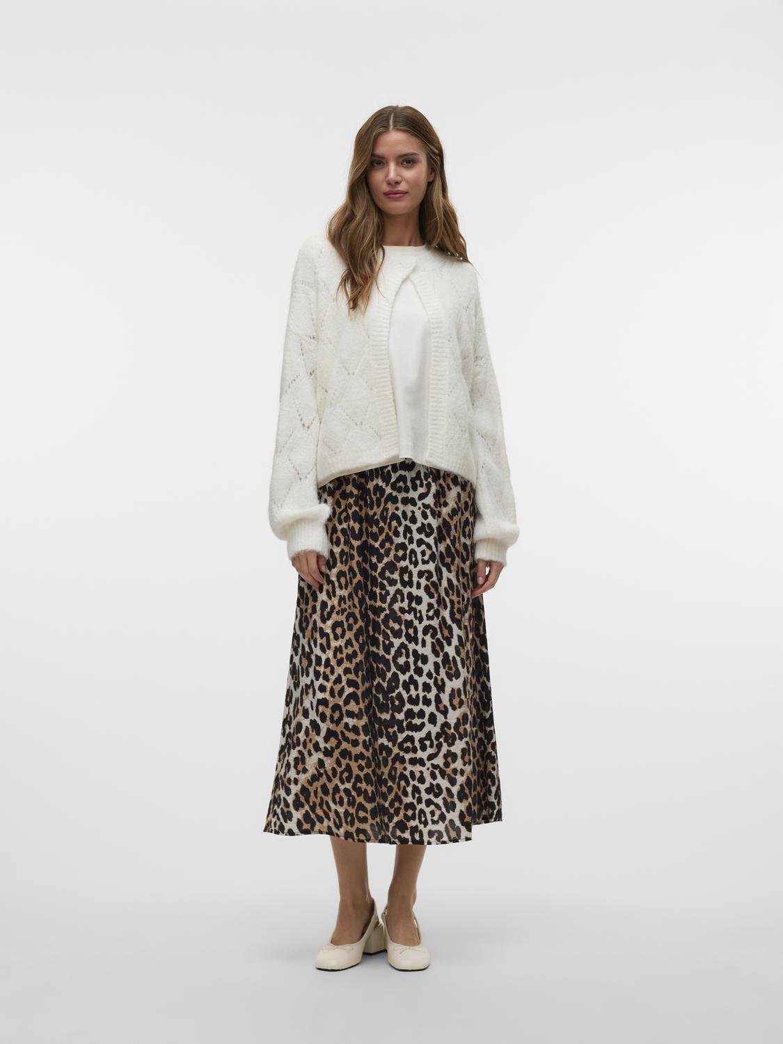 VMNOVAH Knit Cardigan - Snow White - VERO MODA & VILA Bergvik